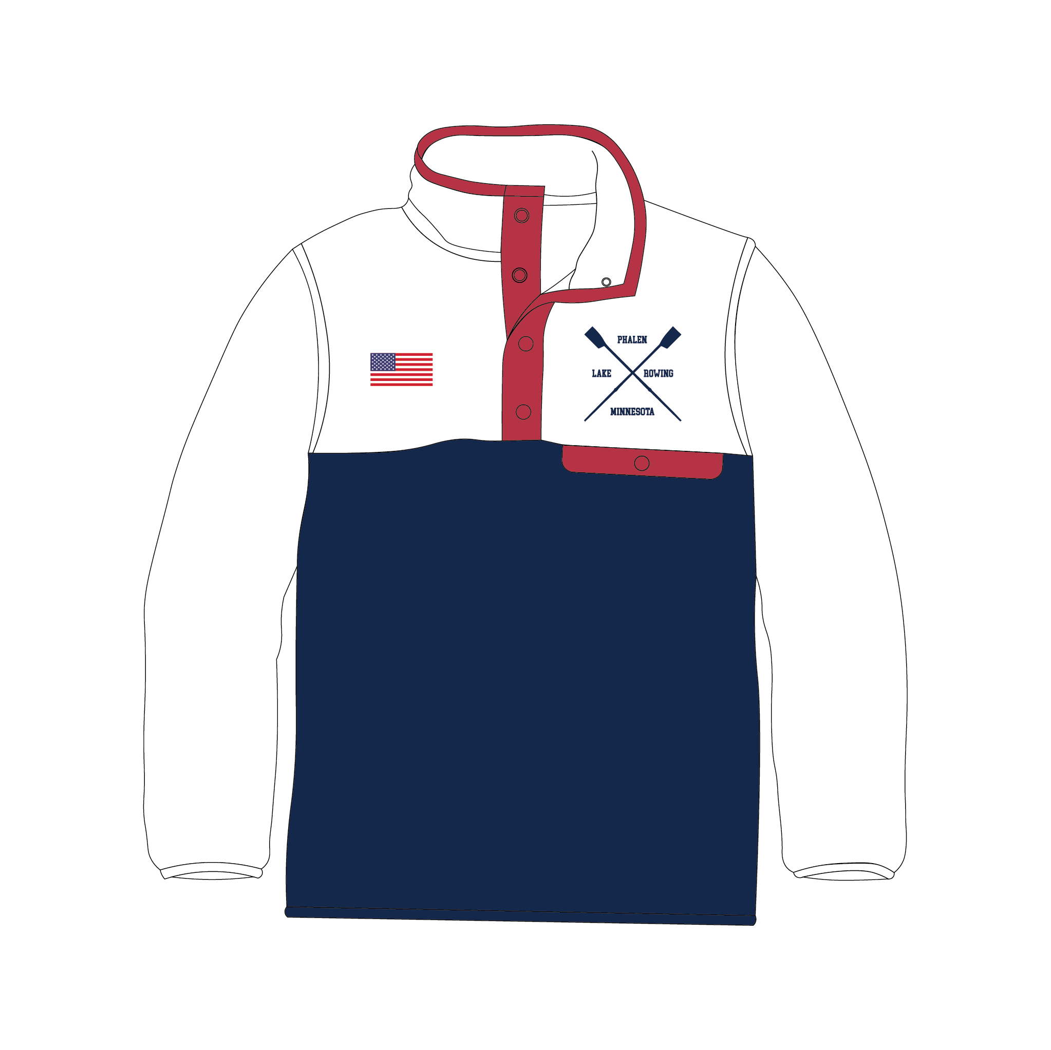 Lake Phalen Rowing Pocket Fleece 2