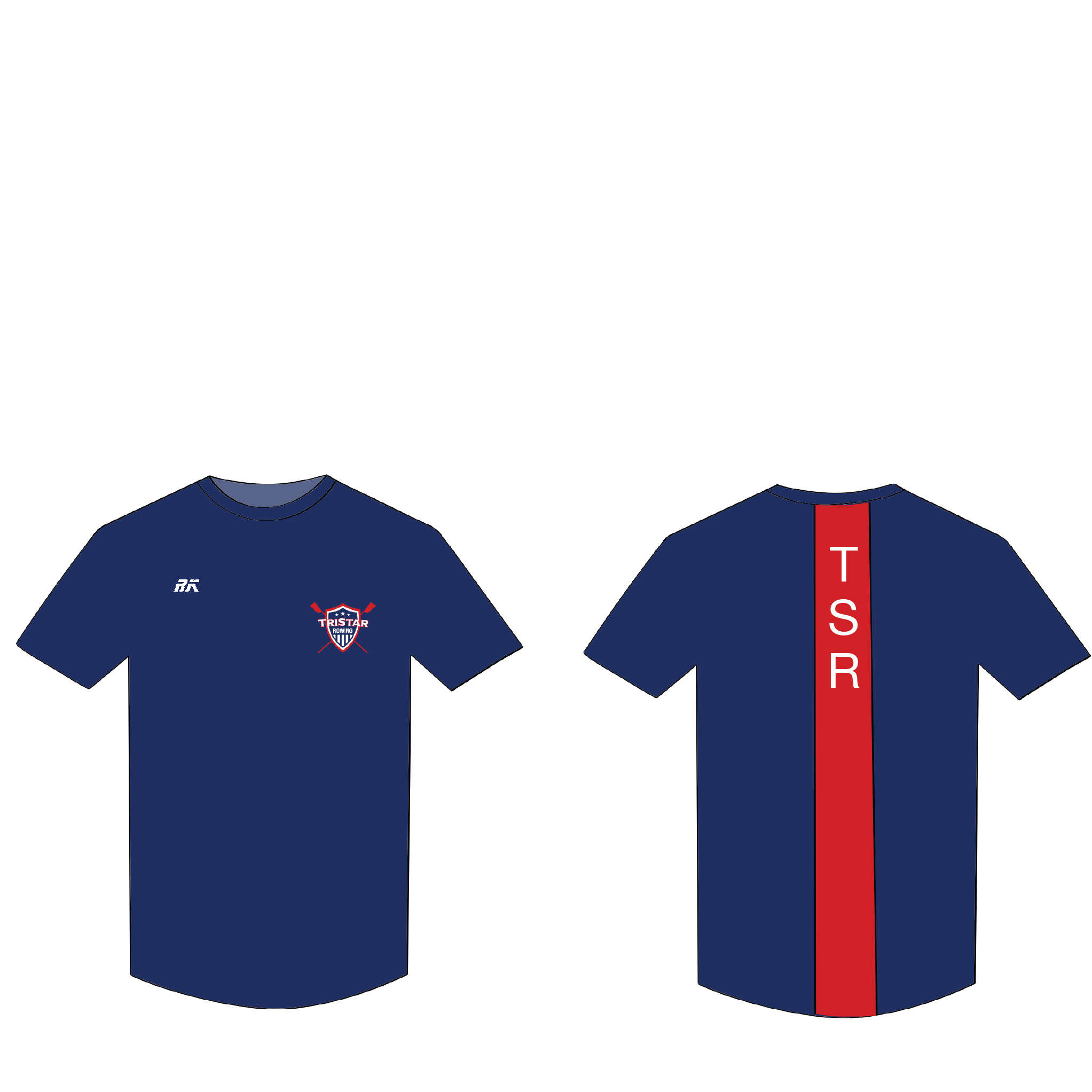 Tristar Rowing Racing Short Sleeve Gym T-shirt