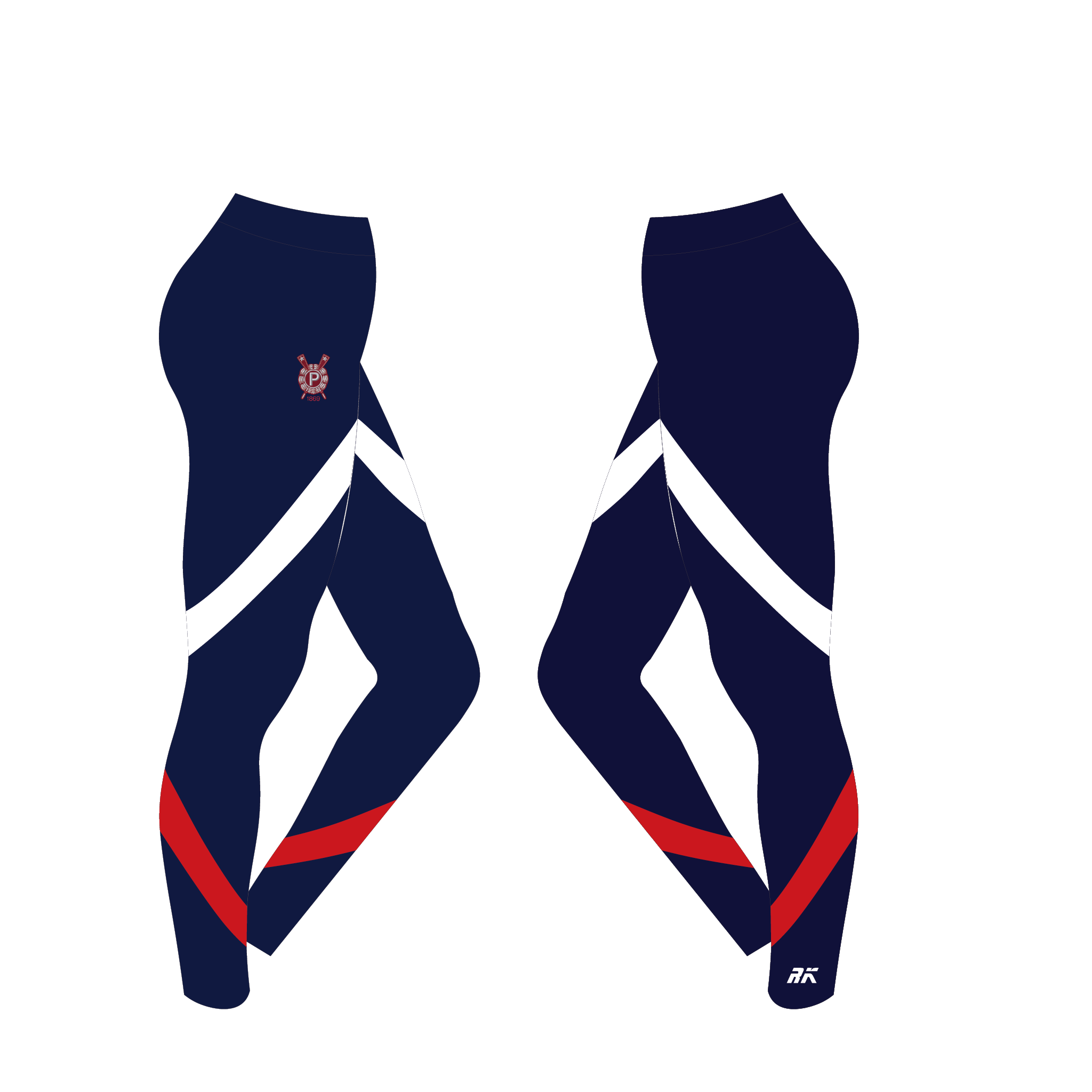 POTOMAC BOAT CLUB Rowing Leggings Rivalkit USA