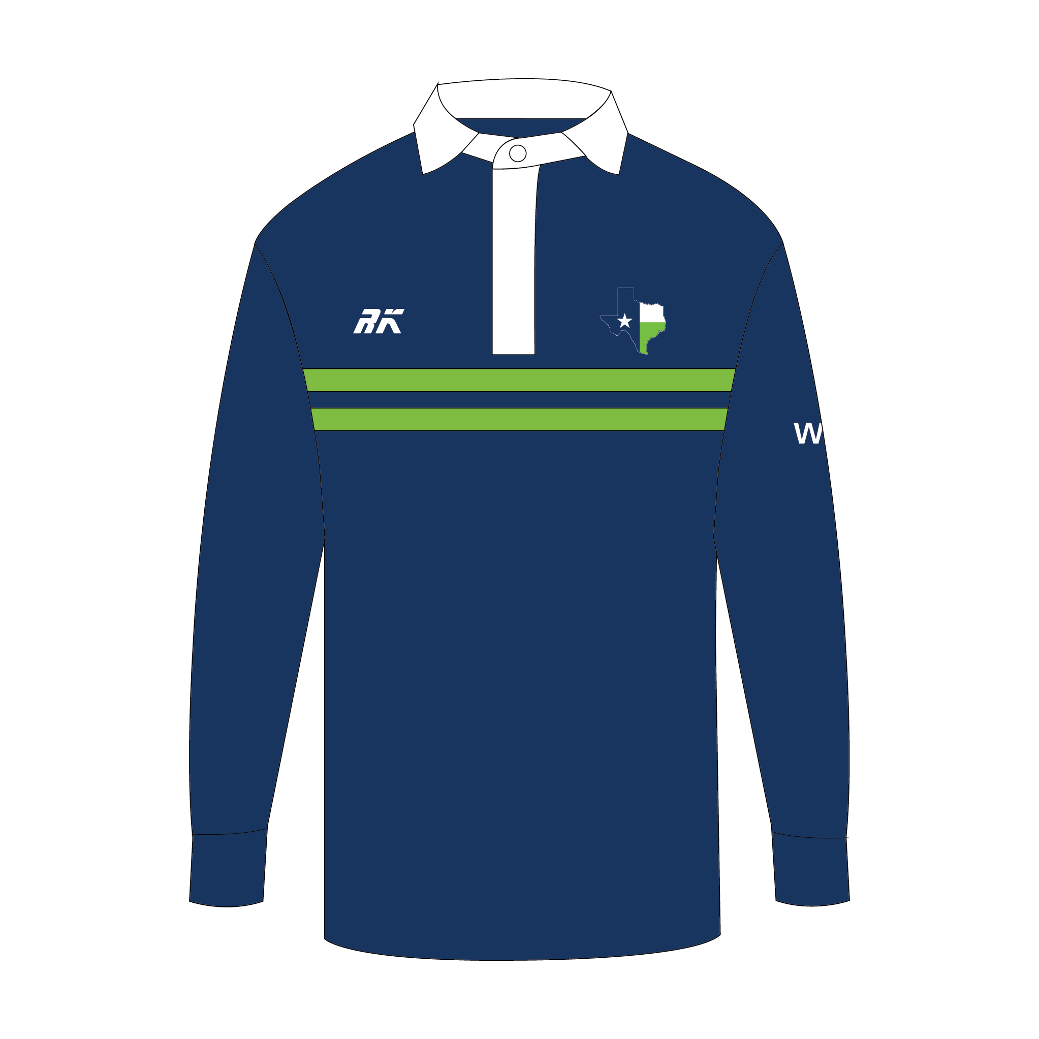 White Rock Rowing Rugby Shirt
