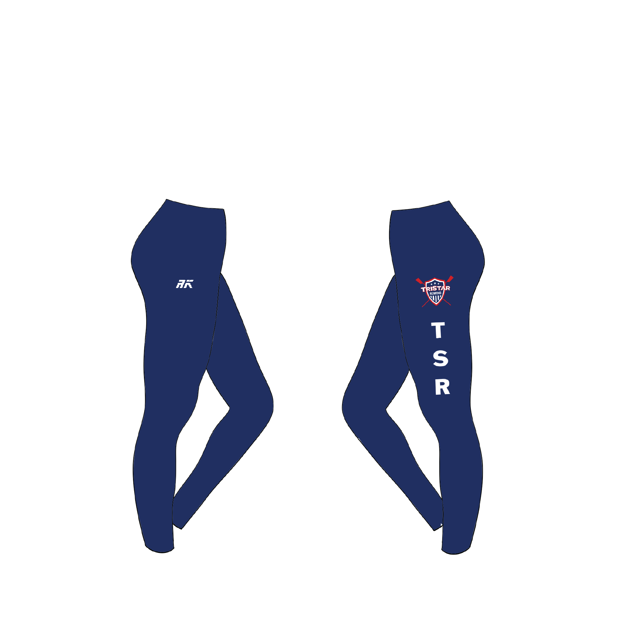 Tristar Rowing Navy Leggings