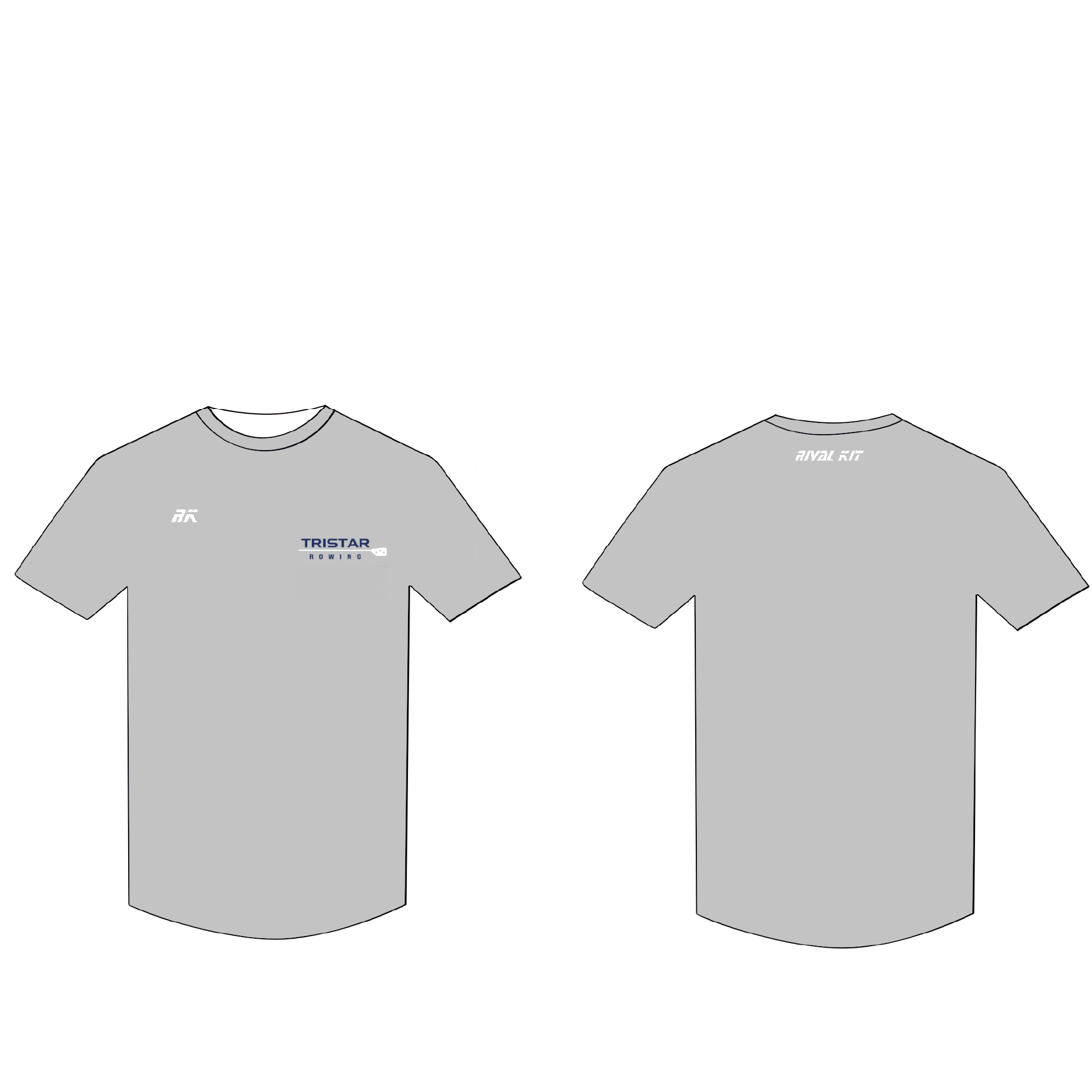 Tristar Rowing Grey Gym T-shirt
