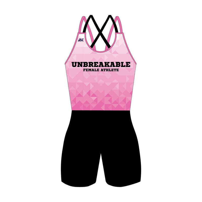 Unbreakable Female Athlete Strappy Henley AIO