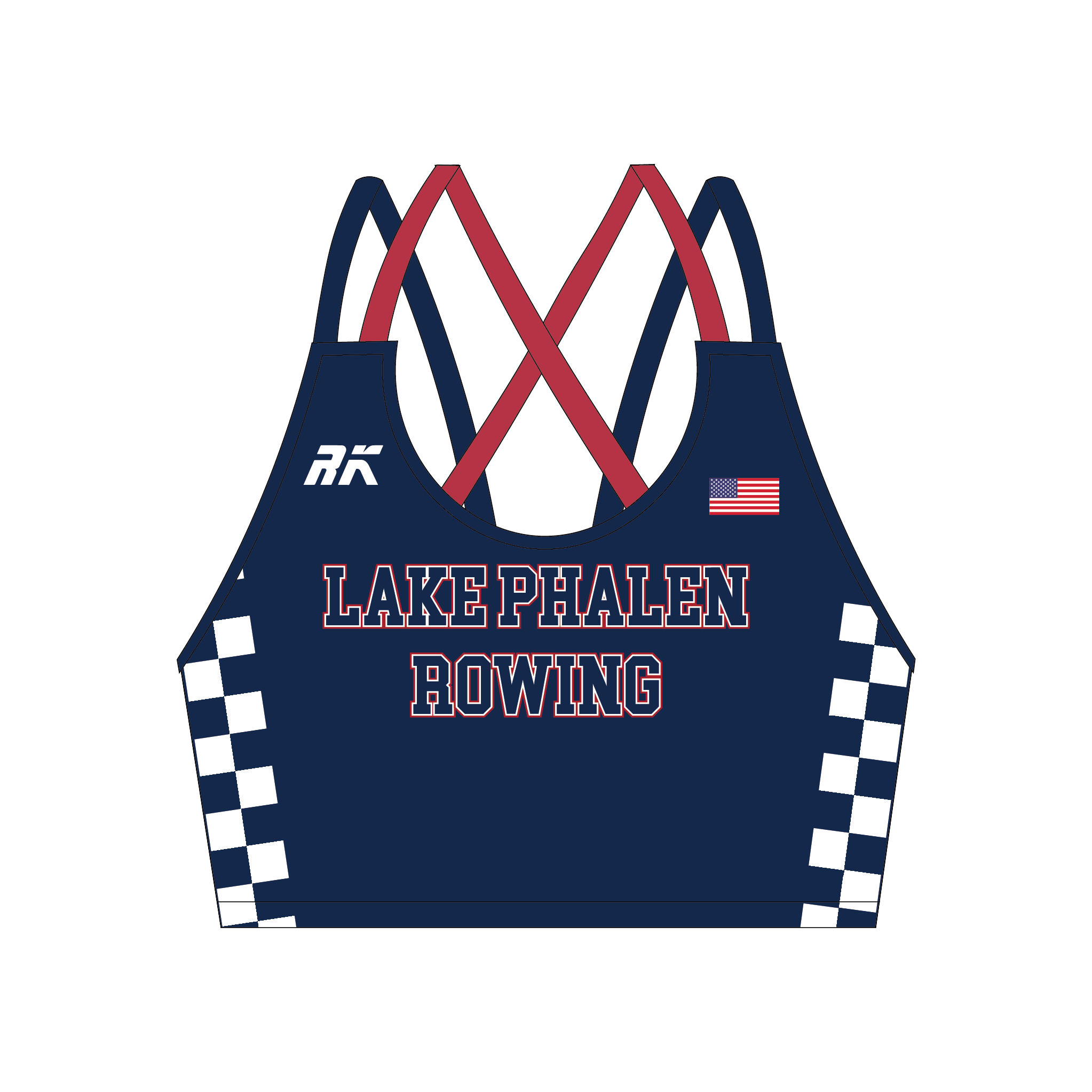 Lake Phalen Rowing Strappy Sports Bra