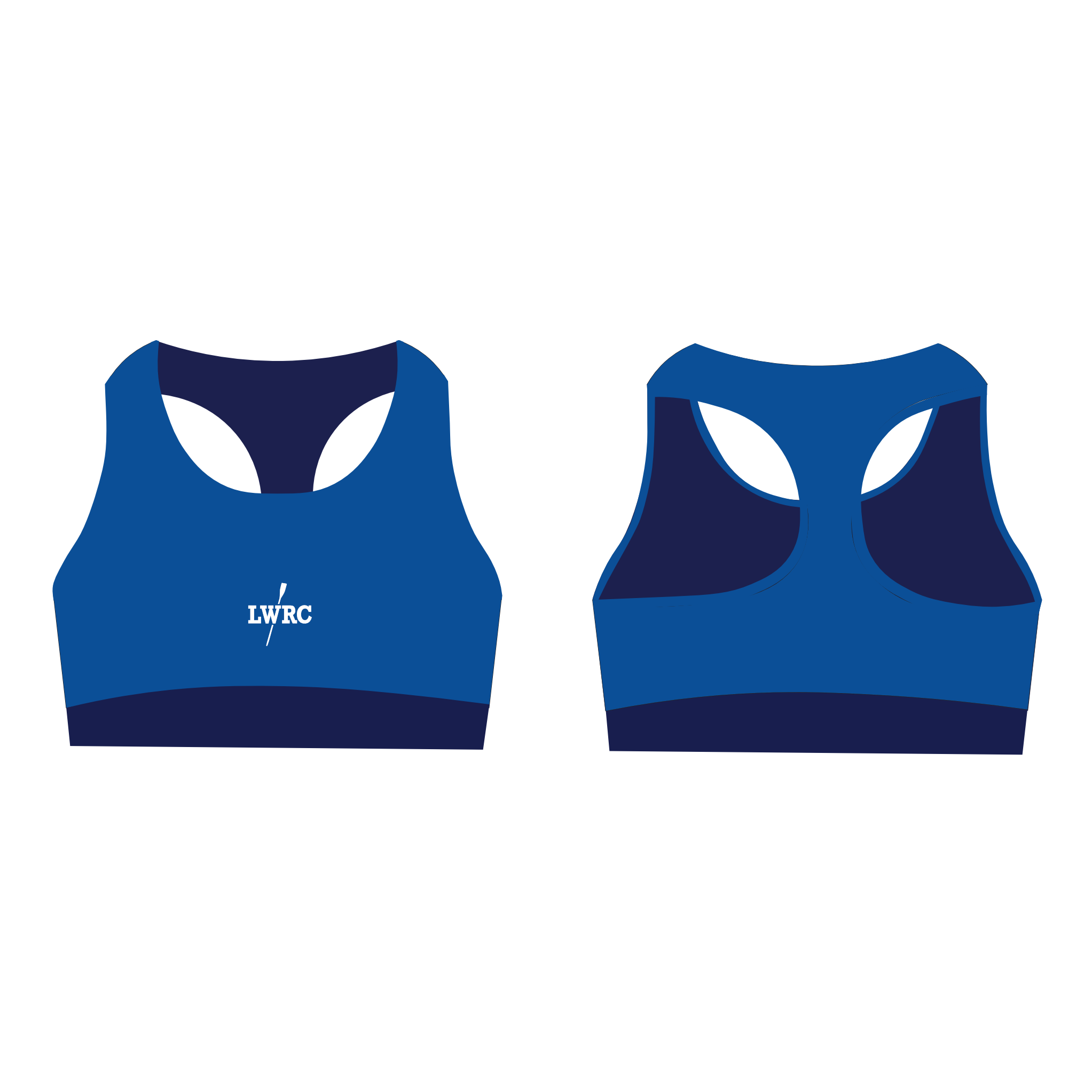 Lake Washington Rowing Club Racerback Sports Bra