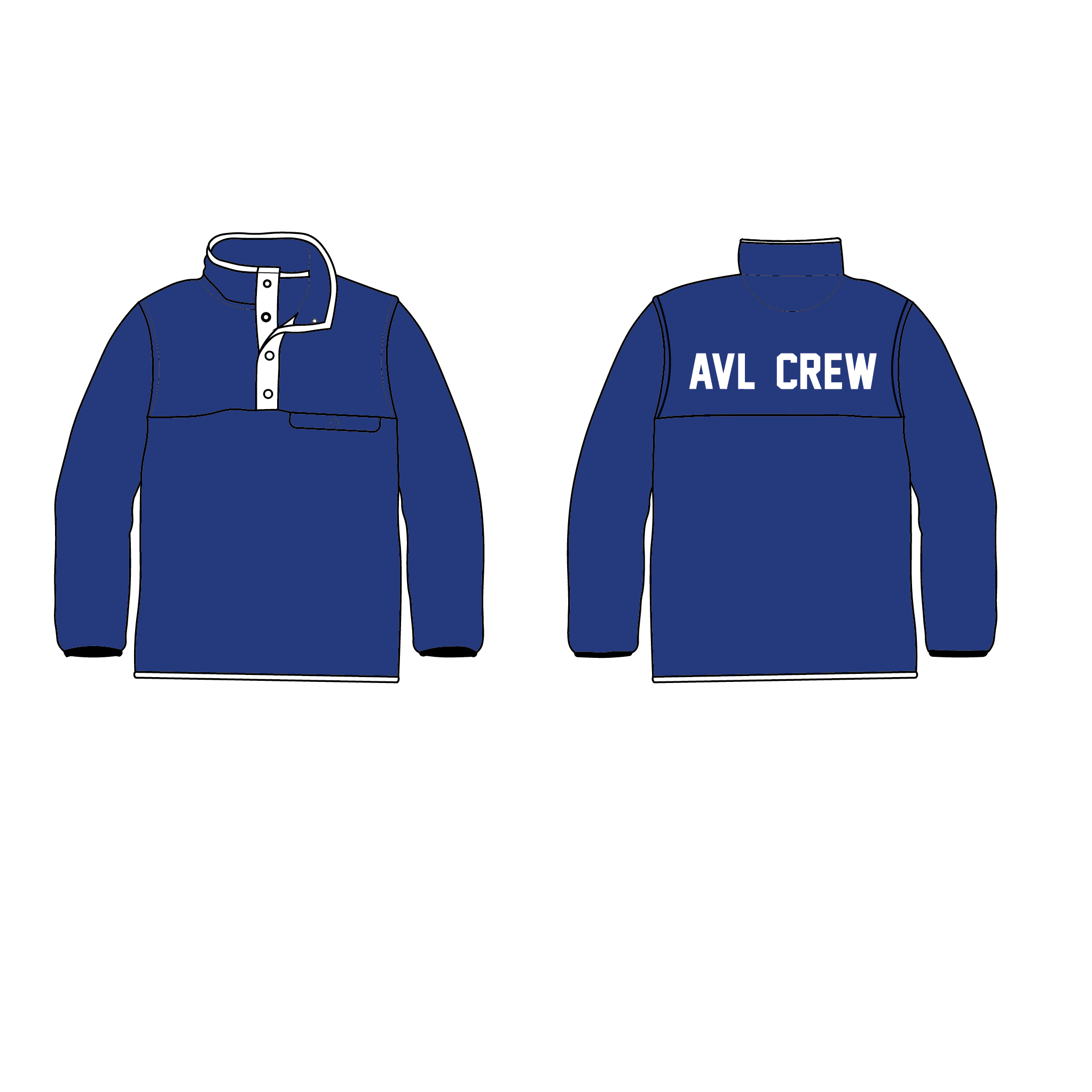 Asheville Rowing Club Pocket Fleece