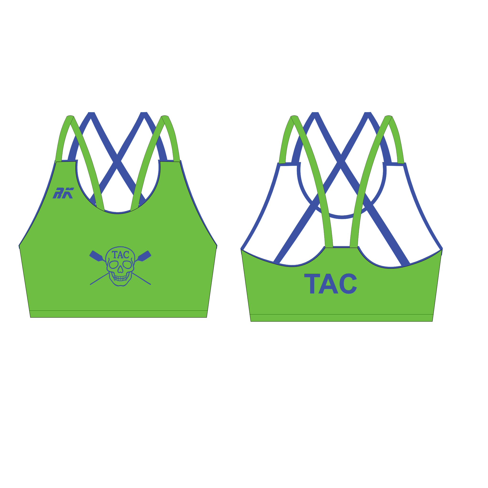 Tampa Athletic Club Strappy Sports Bra