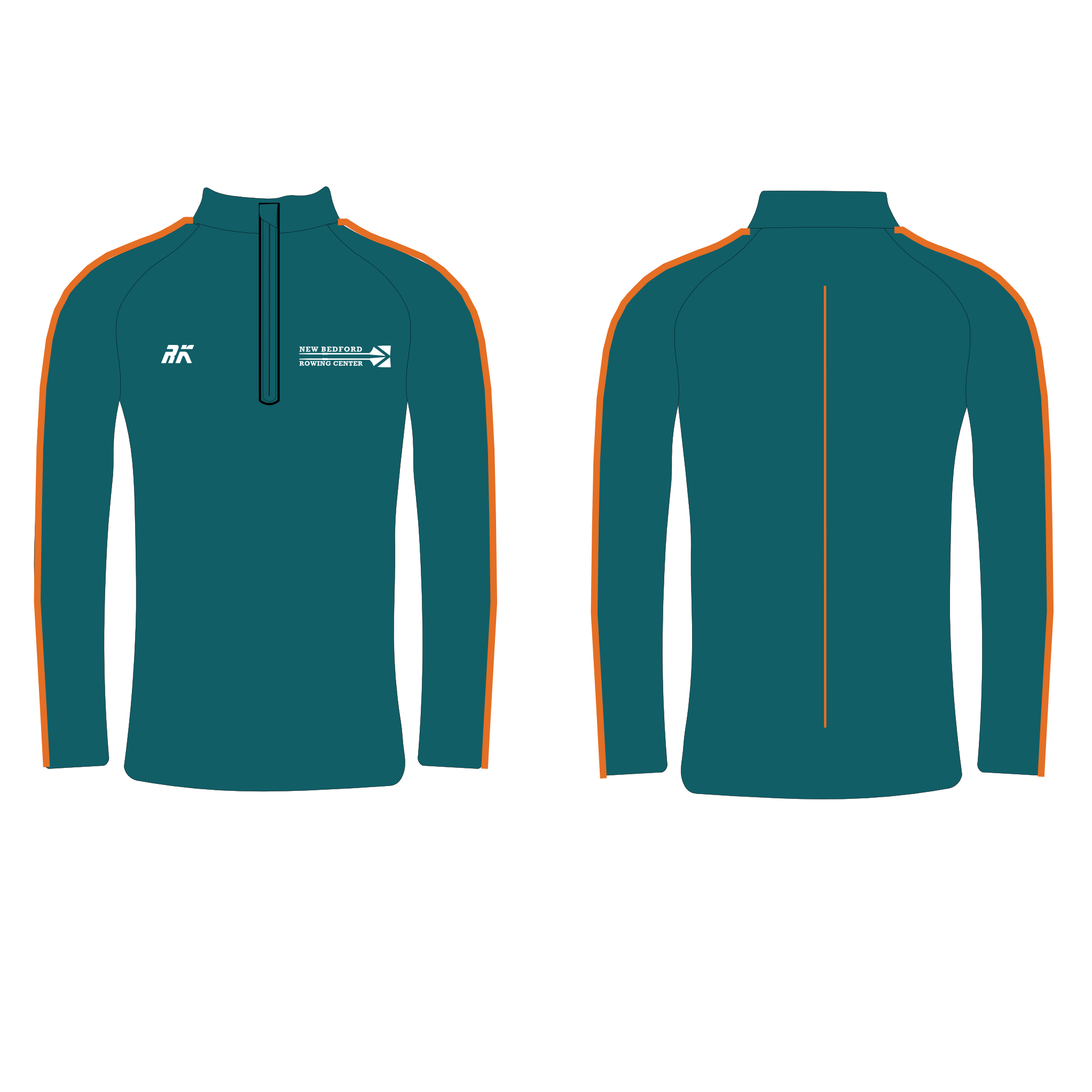 New Bedford Rowing Center performance qzip