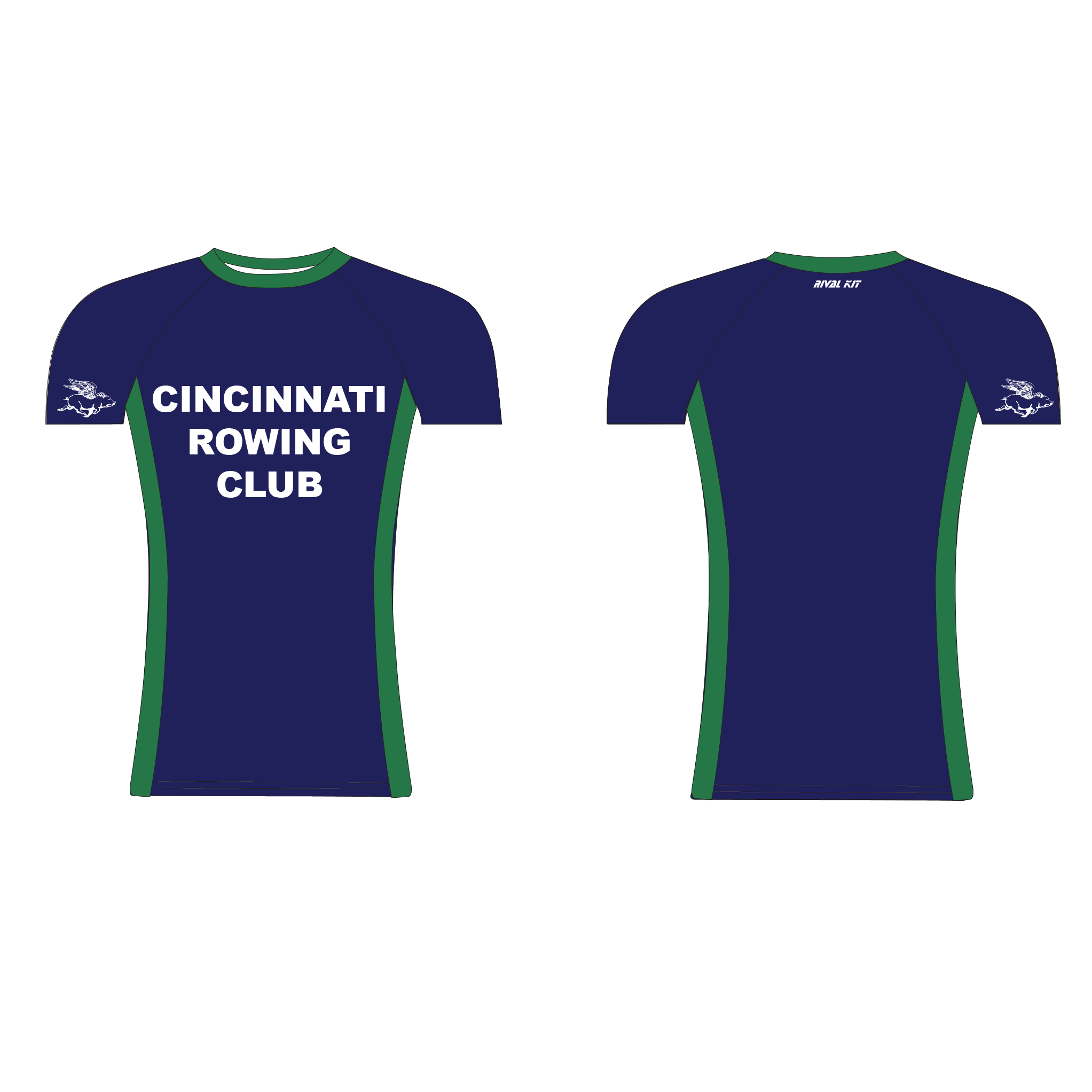 Cincinnati RC Navy Short Sleeve Base-Layer