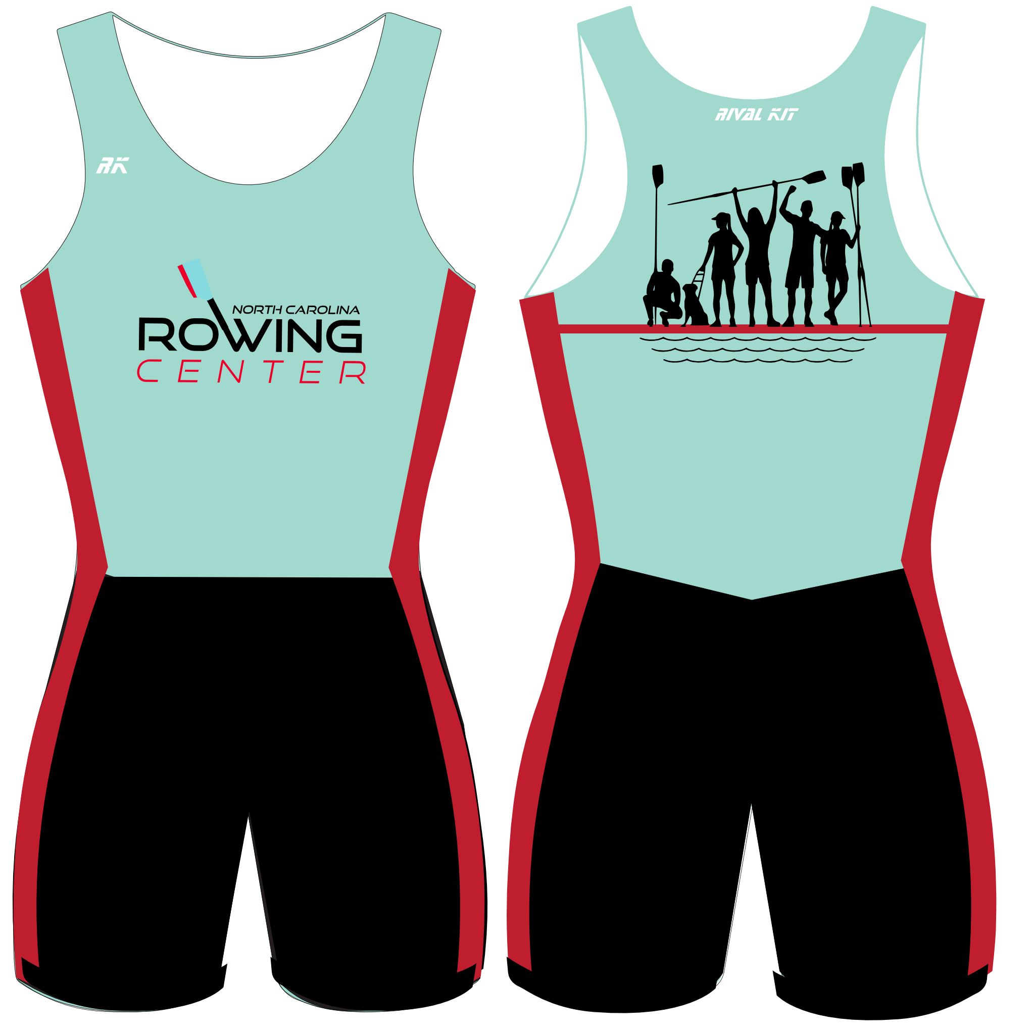 North Carolina Rowing AIOX Team Practice Uni