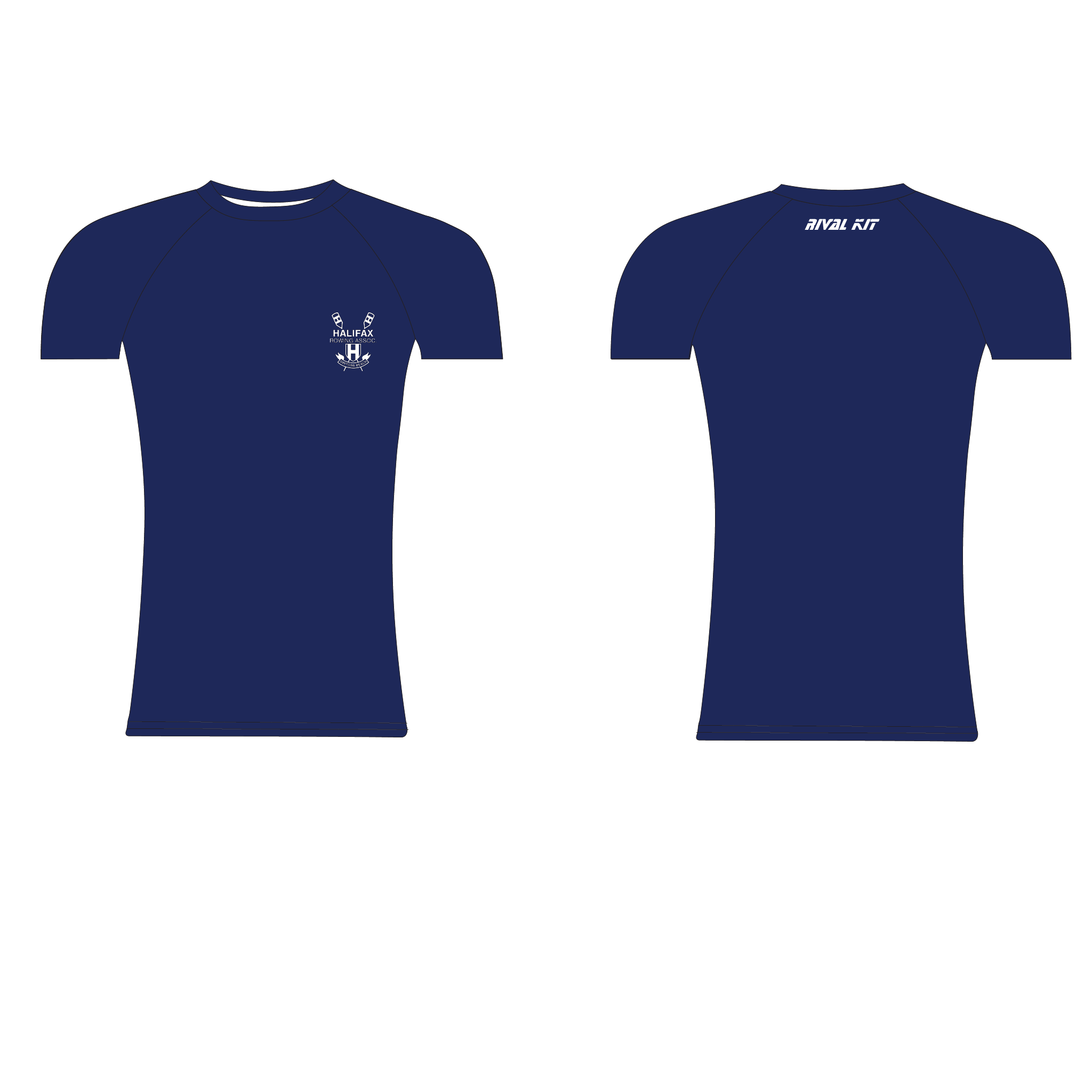 Halifax Rowing Blue Short Sleeve Base-Layer