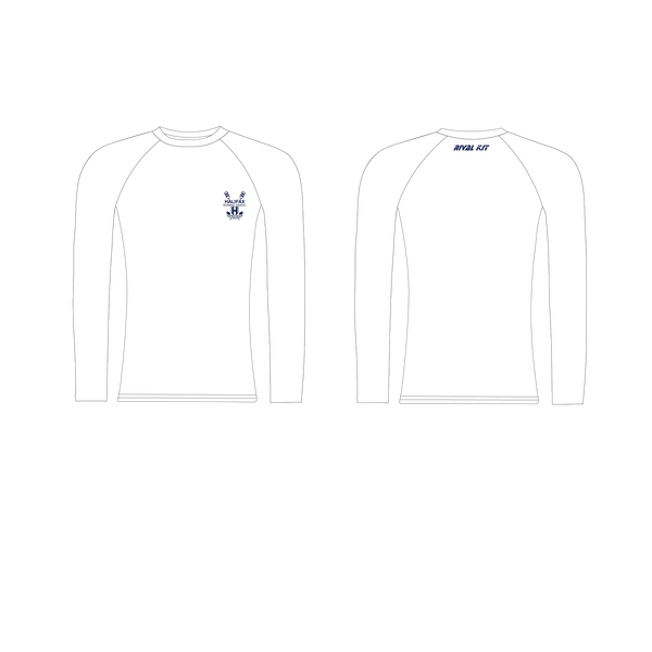 Halifax Rowing Long White Sleeve Base-Layer