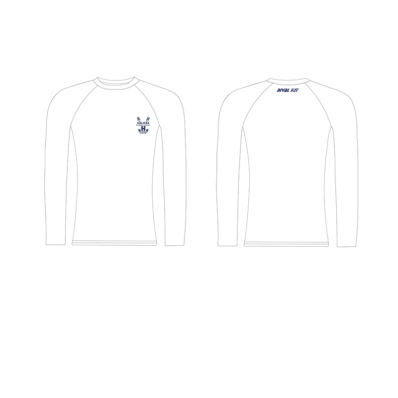 Halifax Rowing Long White Sleeve Base-Layer