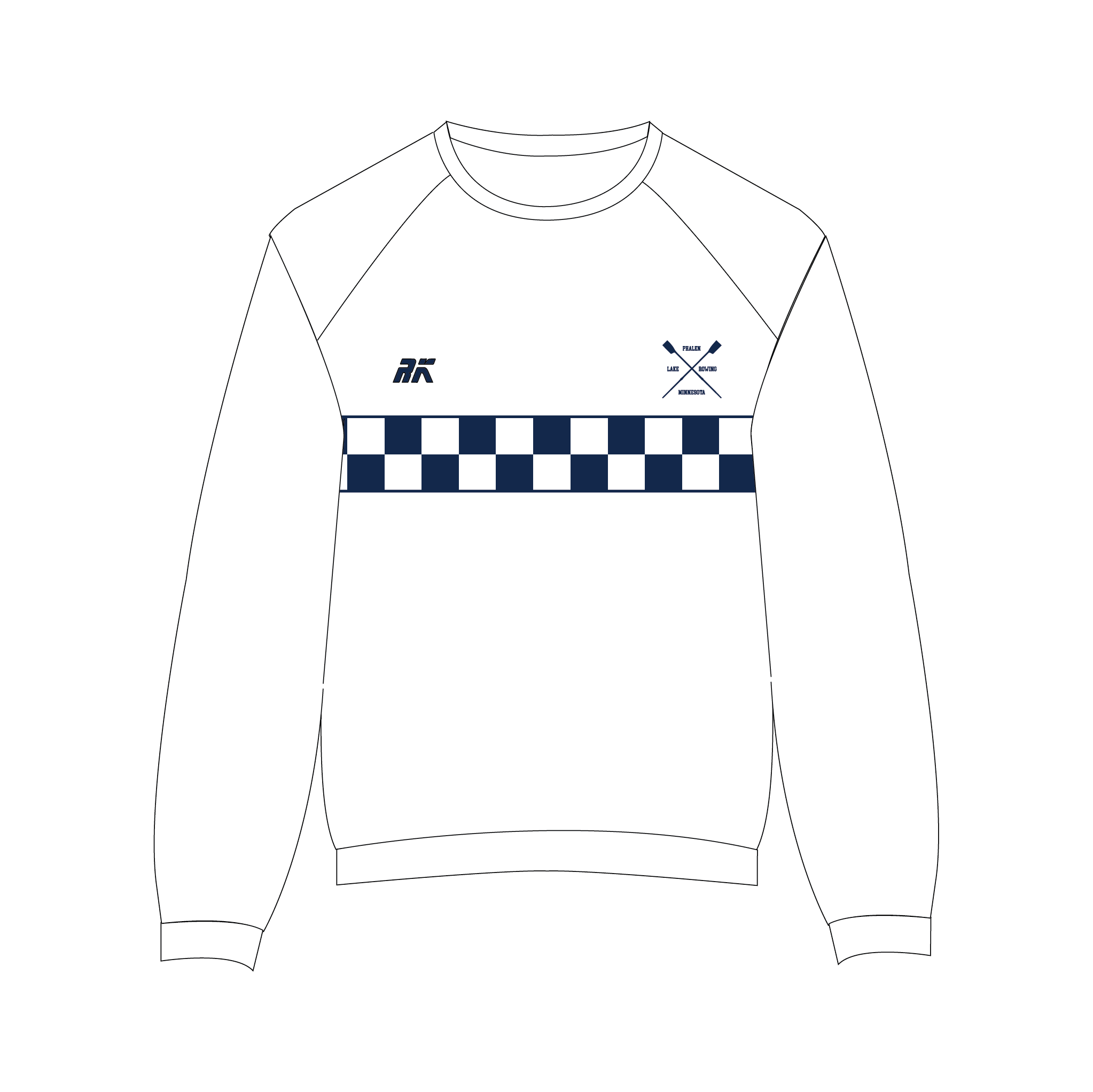 Lake Phalen Rowing White Sweatshirt
