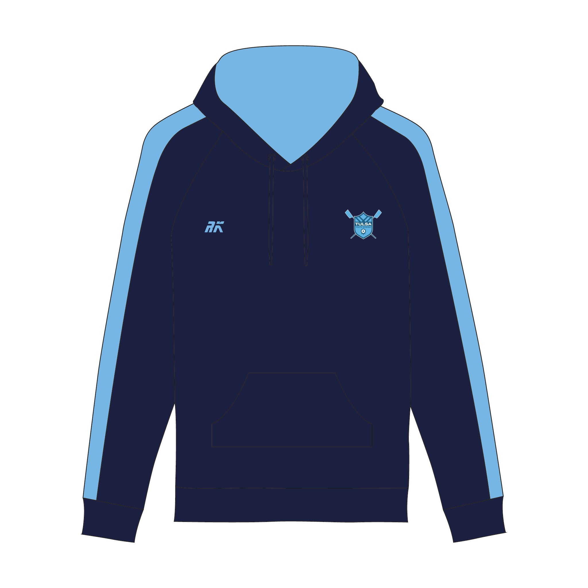 Tulsa Youth Rowing Hoodie 1