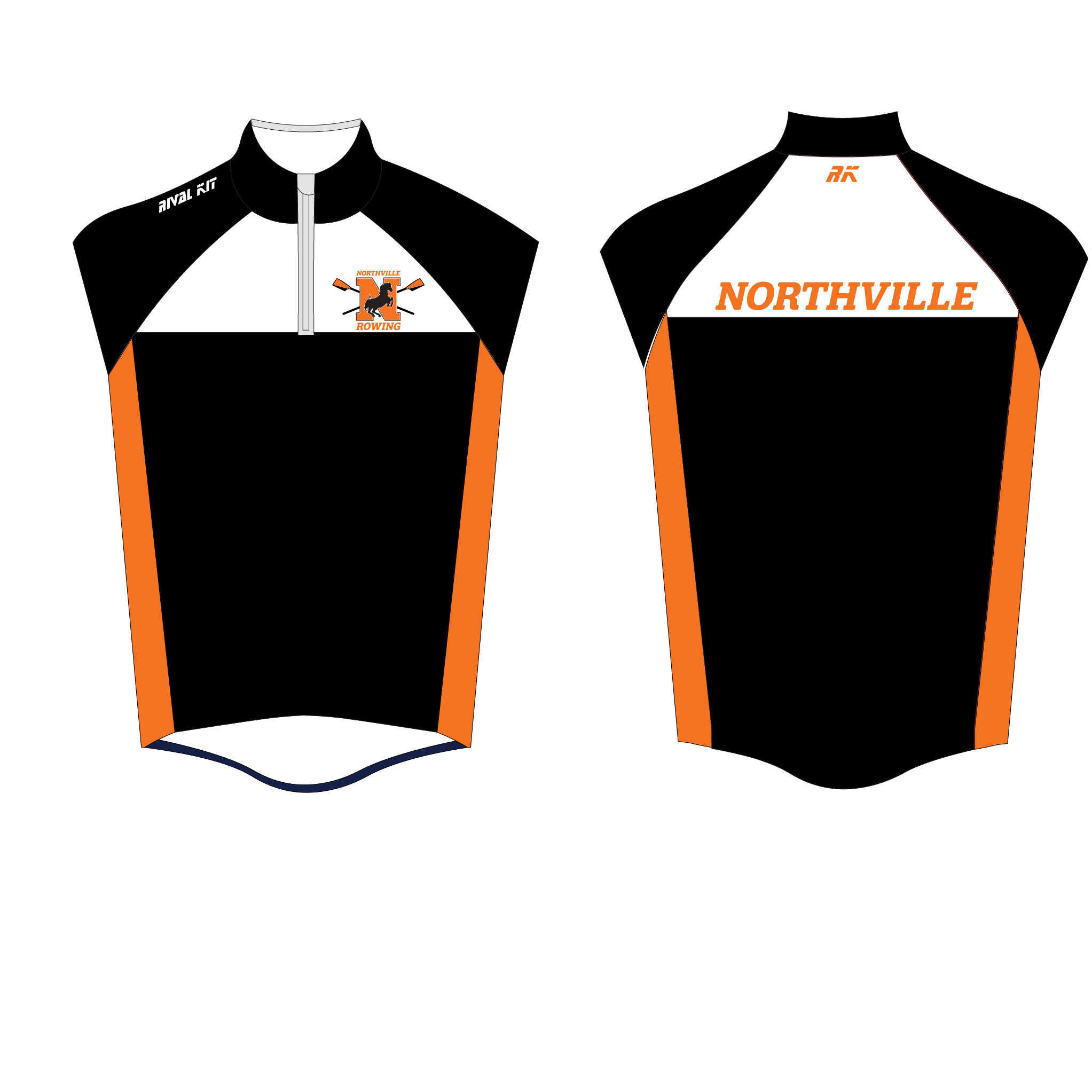 Northville Rowing Club JV/Varsity and Novice Splash Gilet