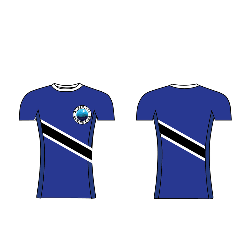 Asheville Rowing Club Blue Short Sleeve Base-Layer