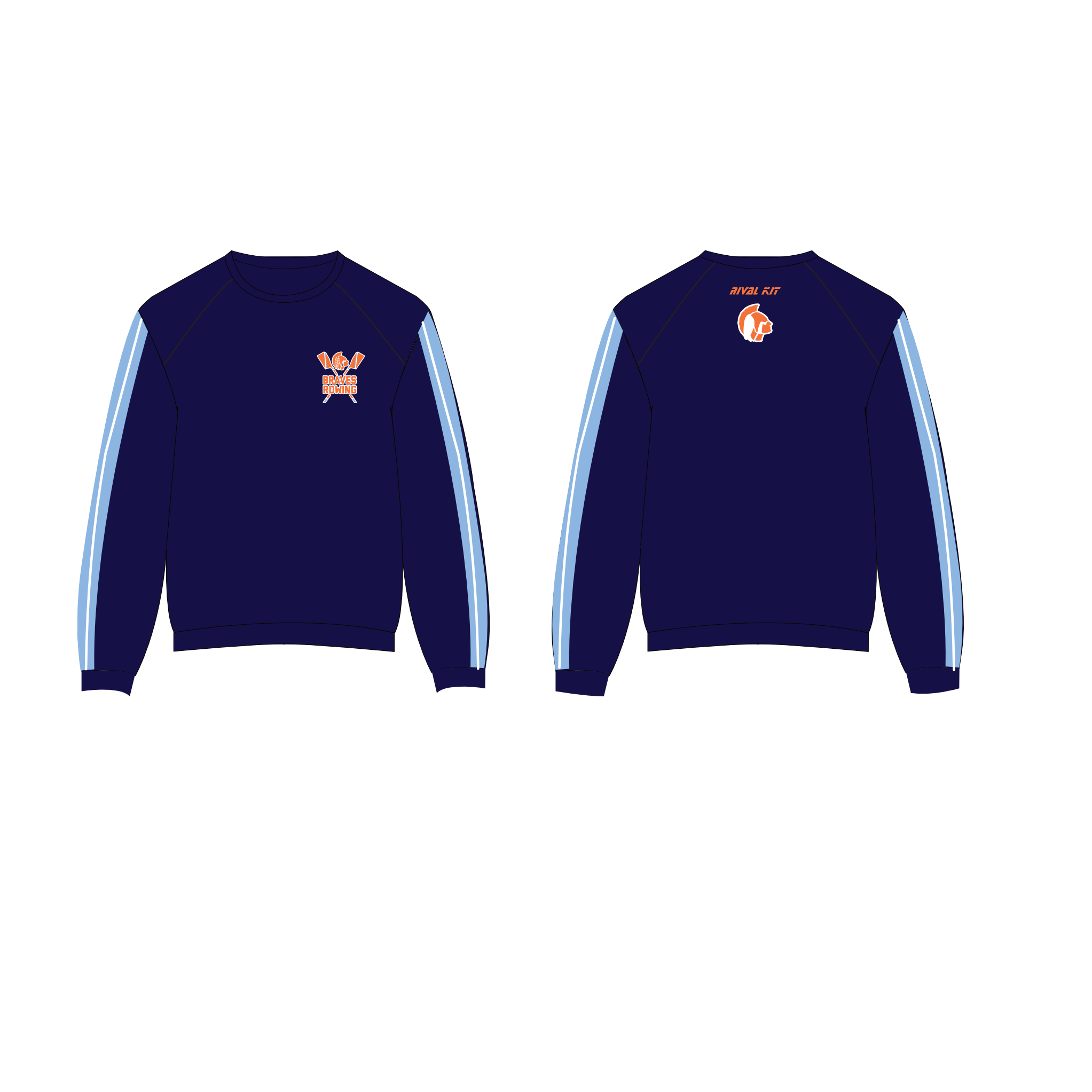 Boone Rowing Navy Sweatshirt
