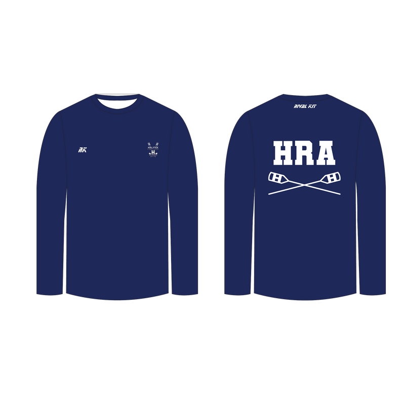 Halifax Rowing Long Sleeve Navy Gym T-Shirt