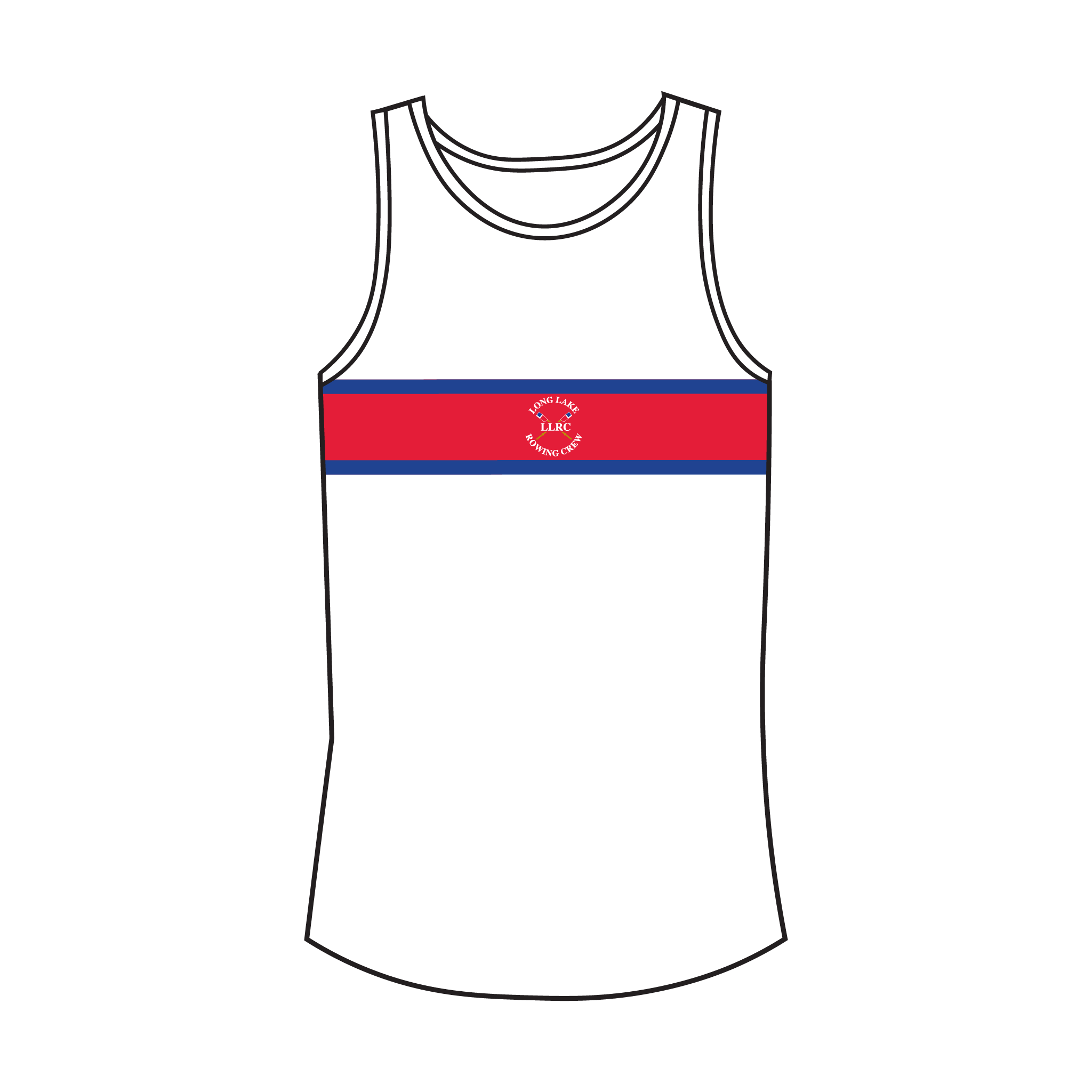 Long Lake Rowing Crew Rowing Vest