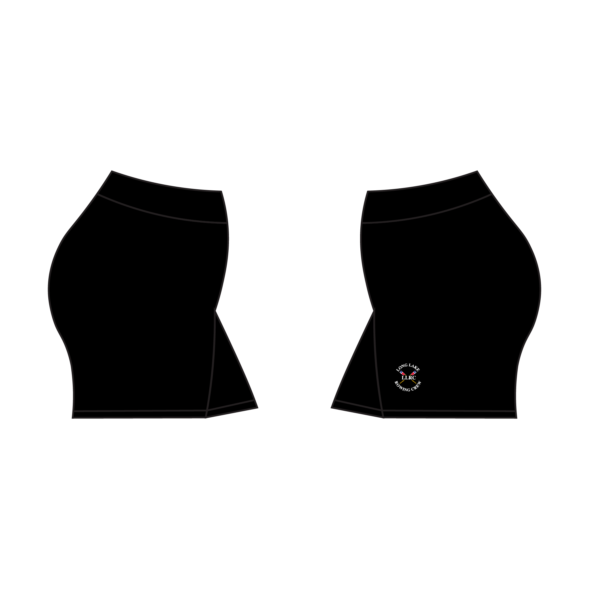 Long Lake Rowing Crew Racing Shorts