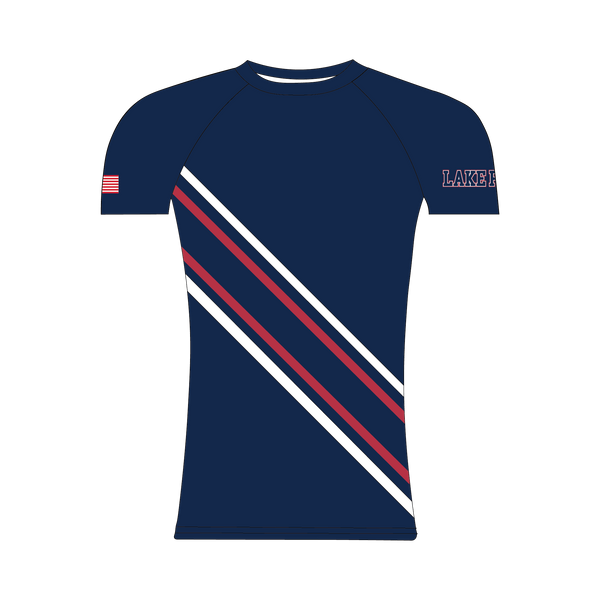 Lake Phalen Rowing Short Sleeve Navy Base-Layer