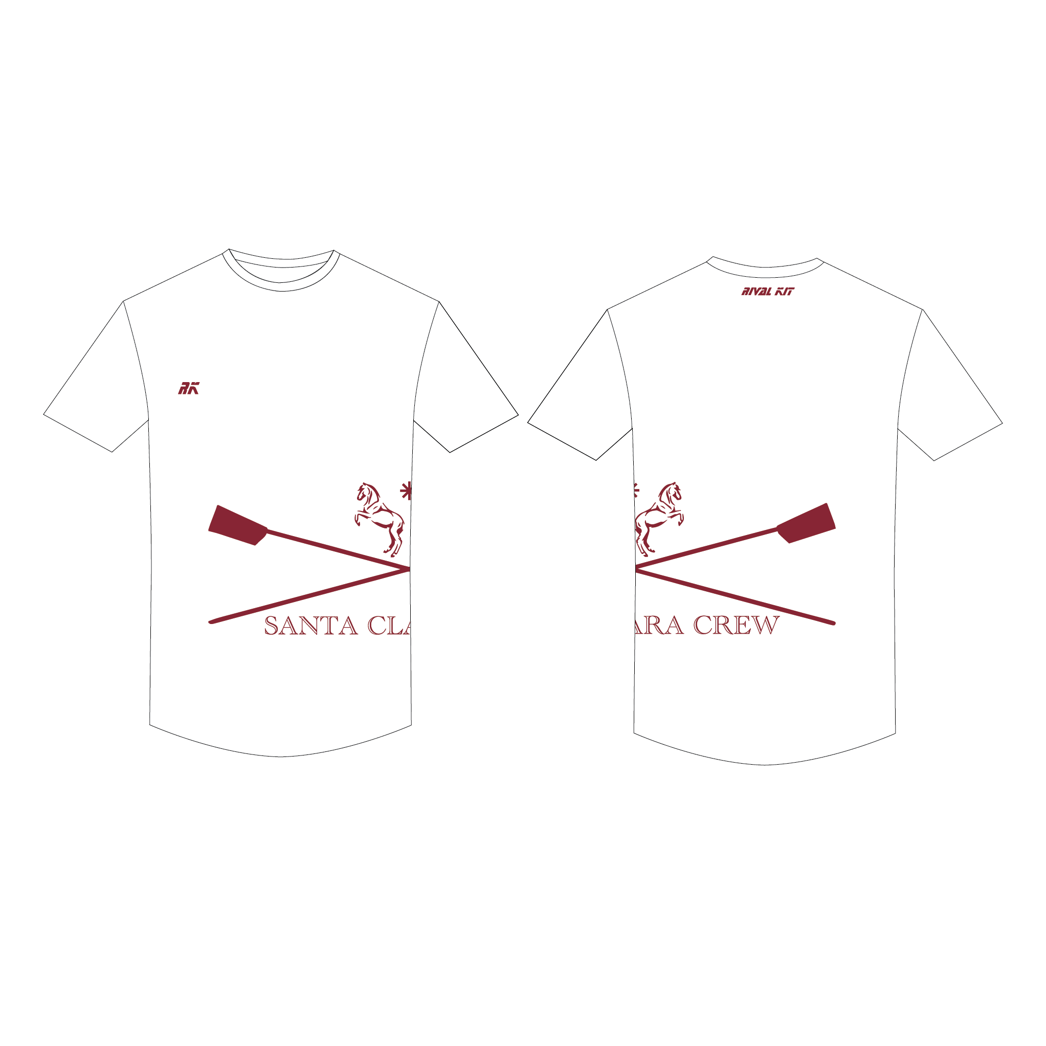 SANTA CARLA Rowing Gym T-shirt