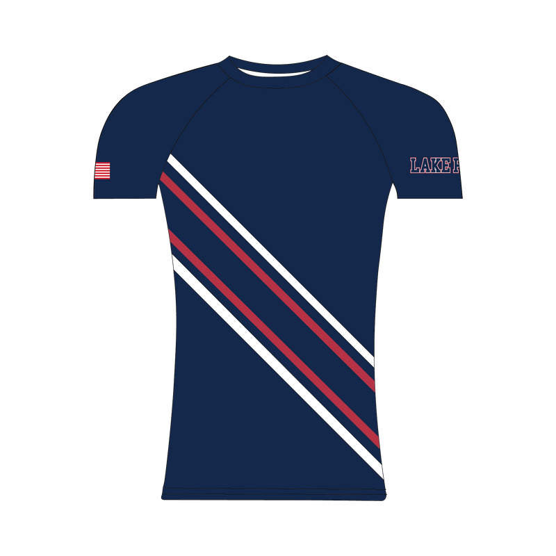 Lake Phalen Rowing Short Sleeve Navy Base-Layer