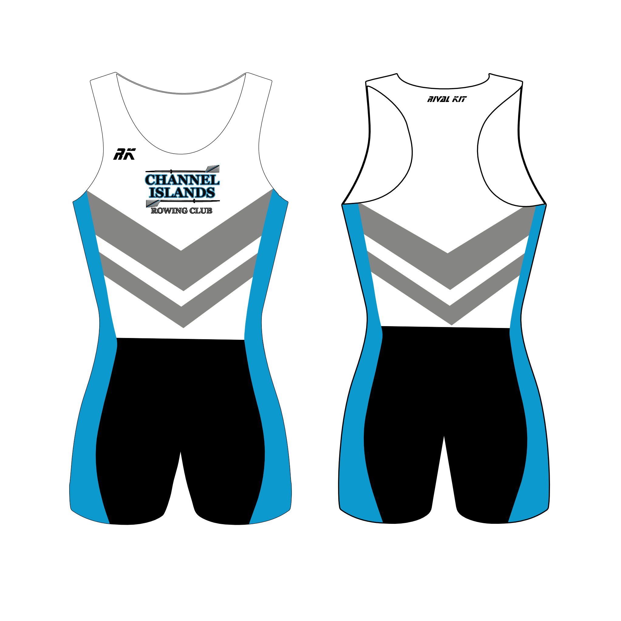 Channel Islands Rowing Club White AIO