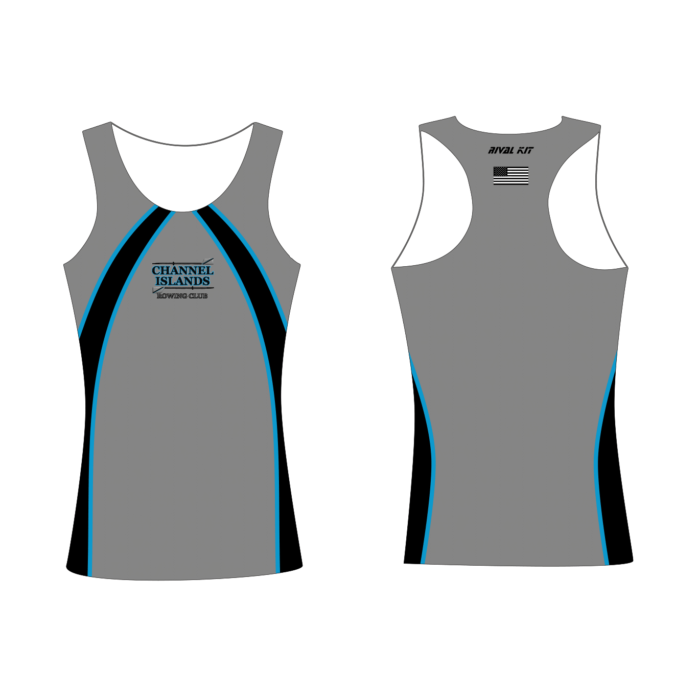 Channel Islands Rowing Club Vest