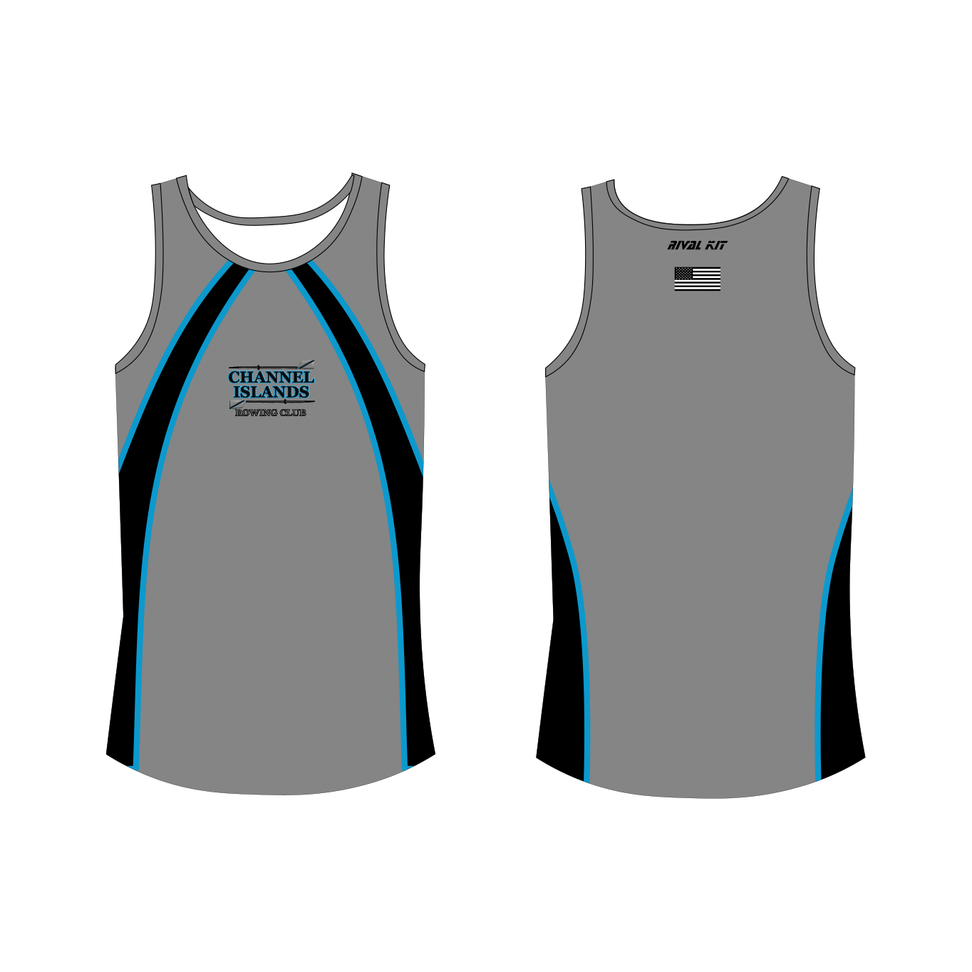 Channel Islands Rowing Club Vest
