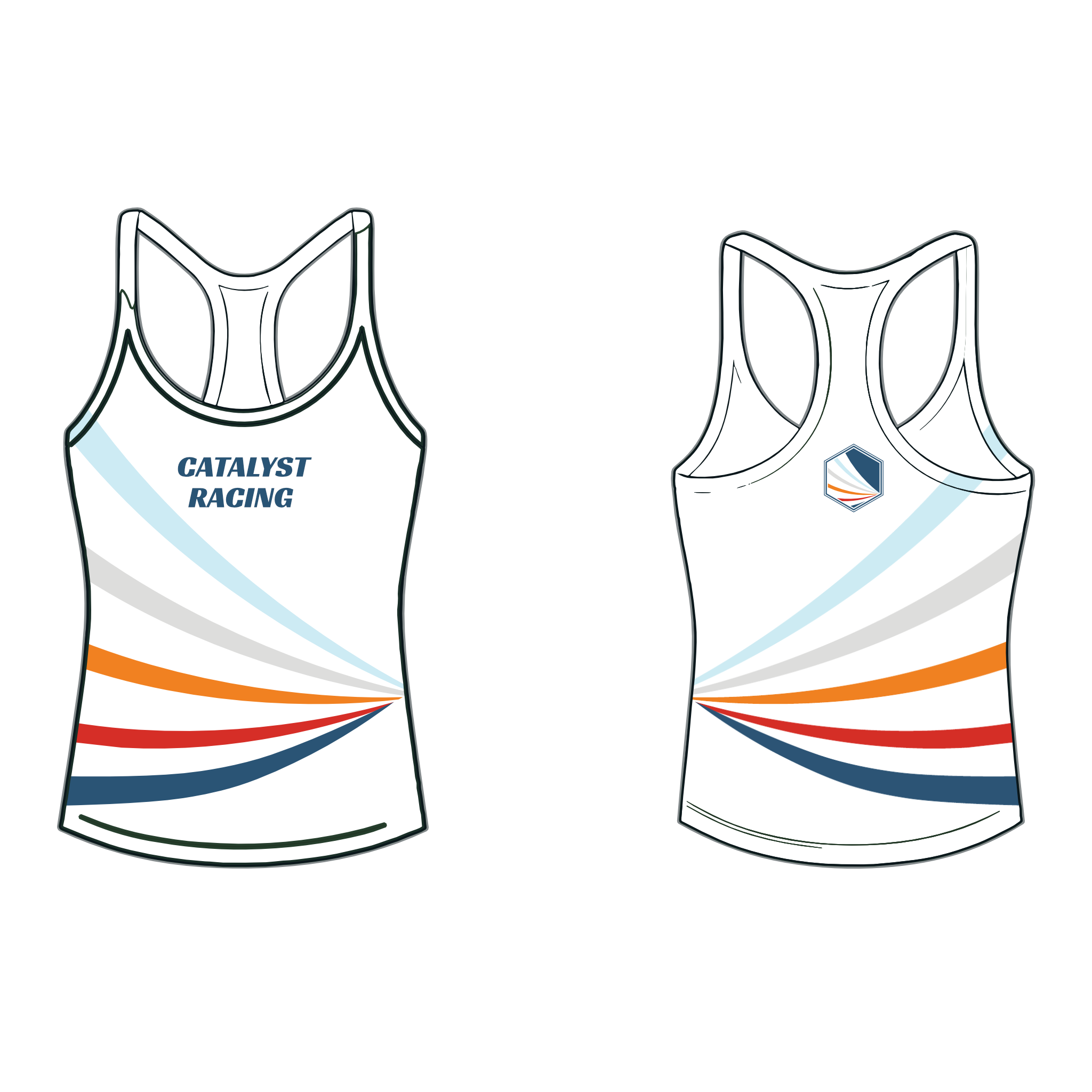 Catalyst Rowing Fitness Race Women's Tank