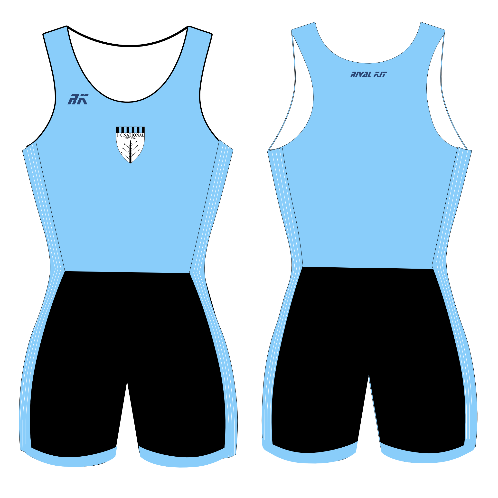 DC National Rowing Club Blue Suit
