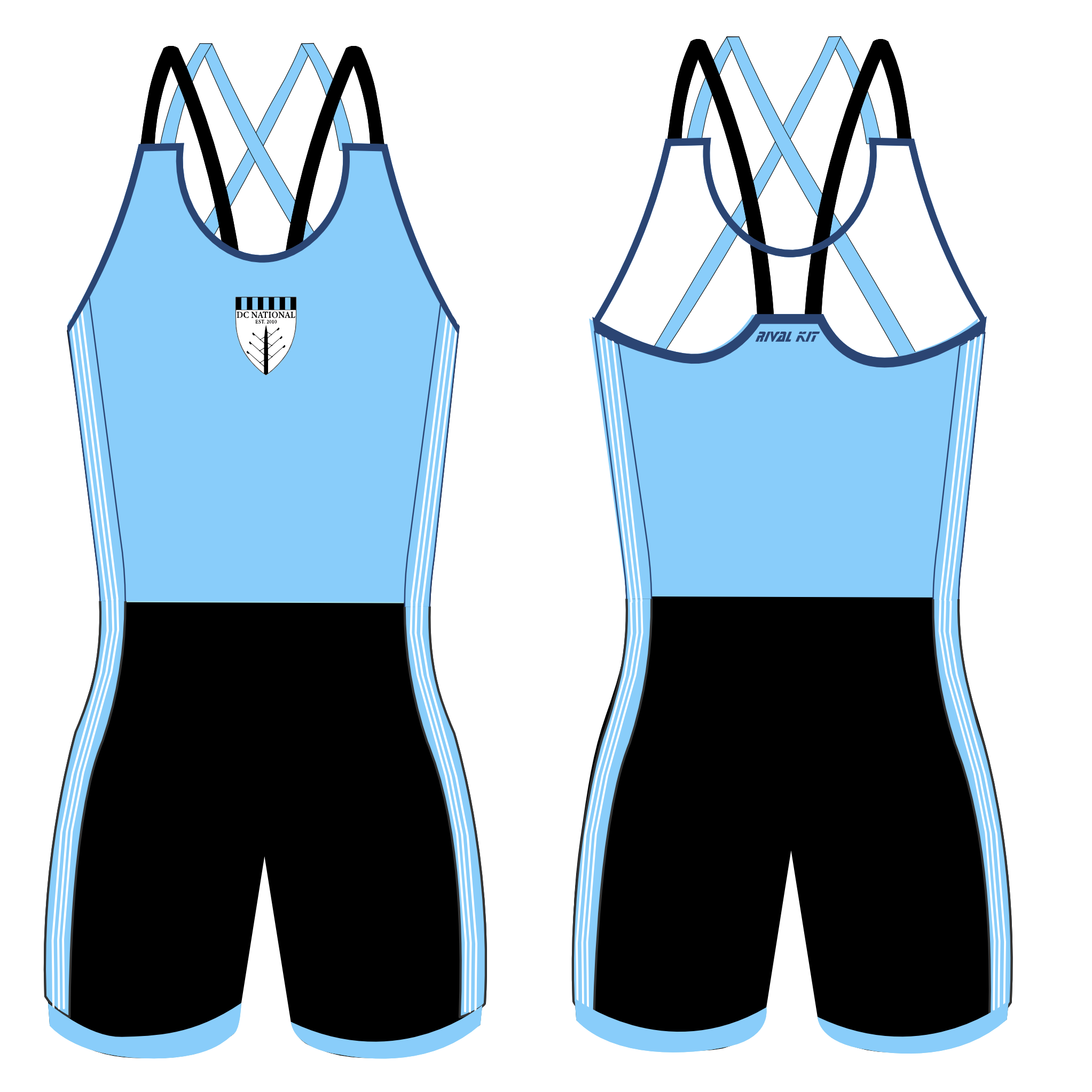 DC National Rowing Club Blue Suit