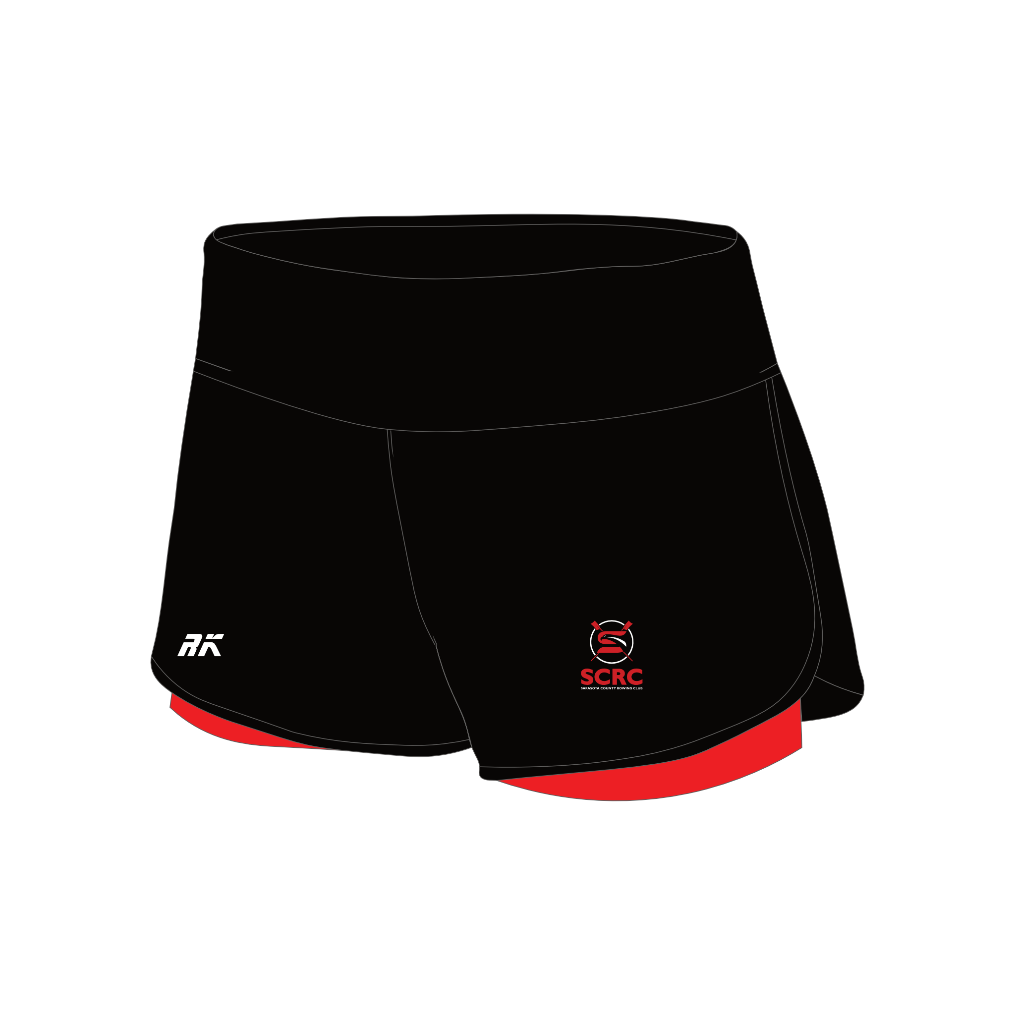 Sarasota County Rowing Club Female Gym Shorts