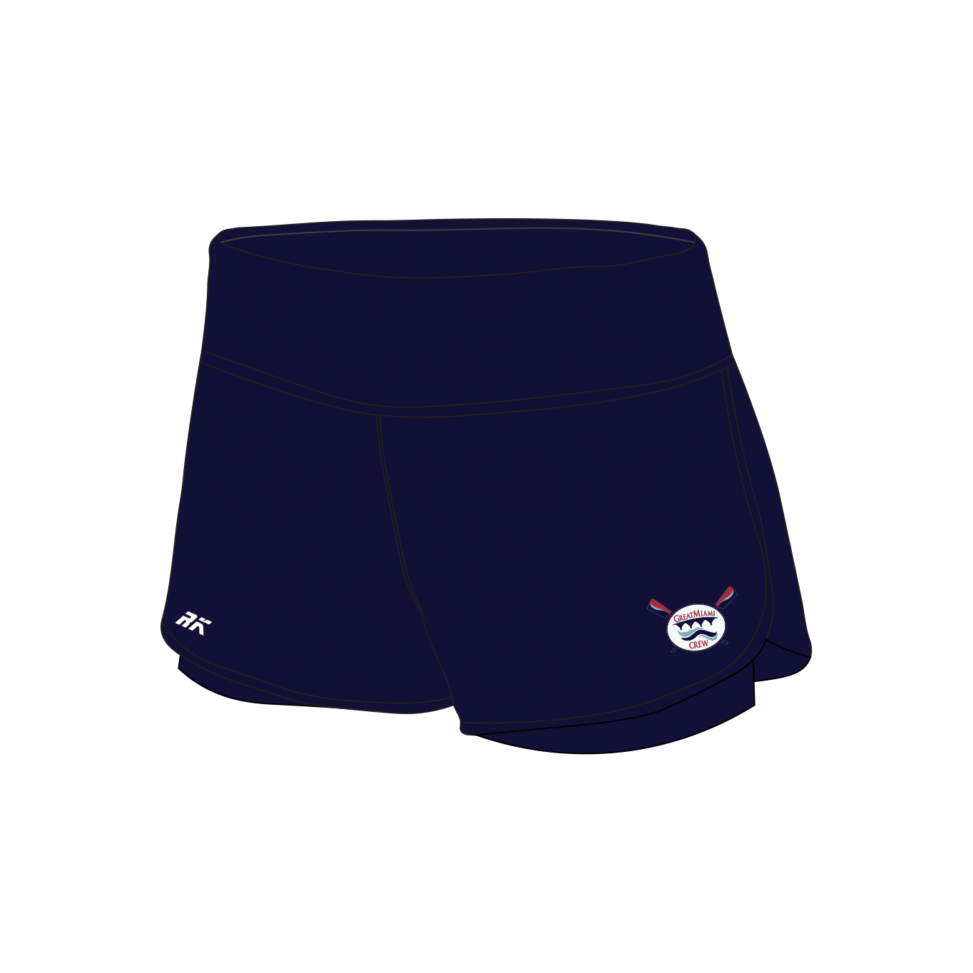 Great Miami Rowing Crew Female Gym Shorts