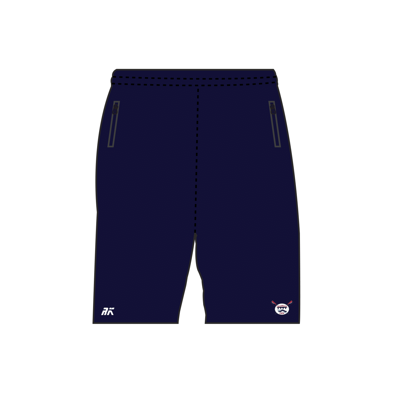 Great Miami Rowing Crew Male Gym Shorts