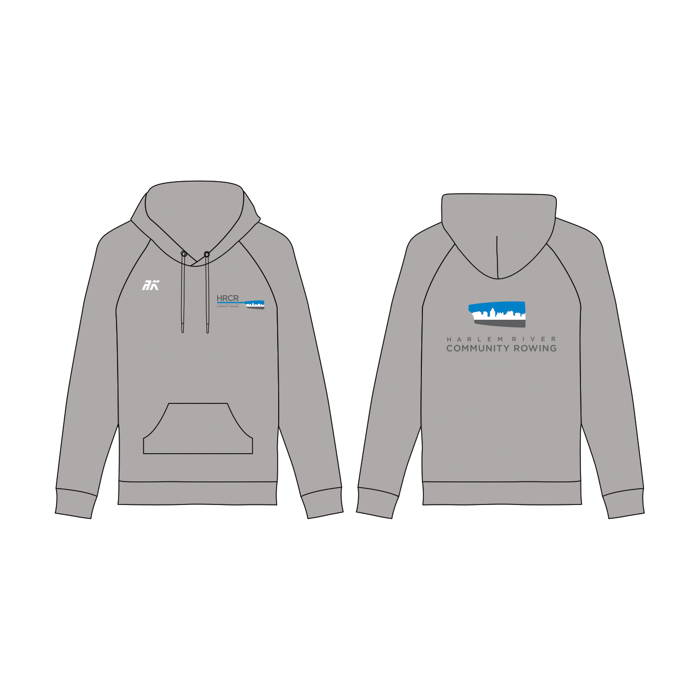 HRCR Grey Hoodie