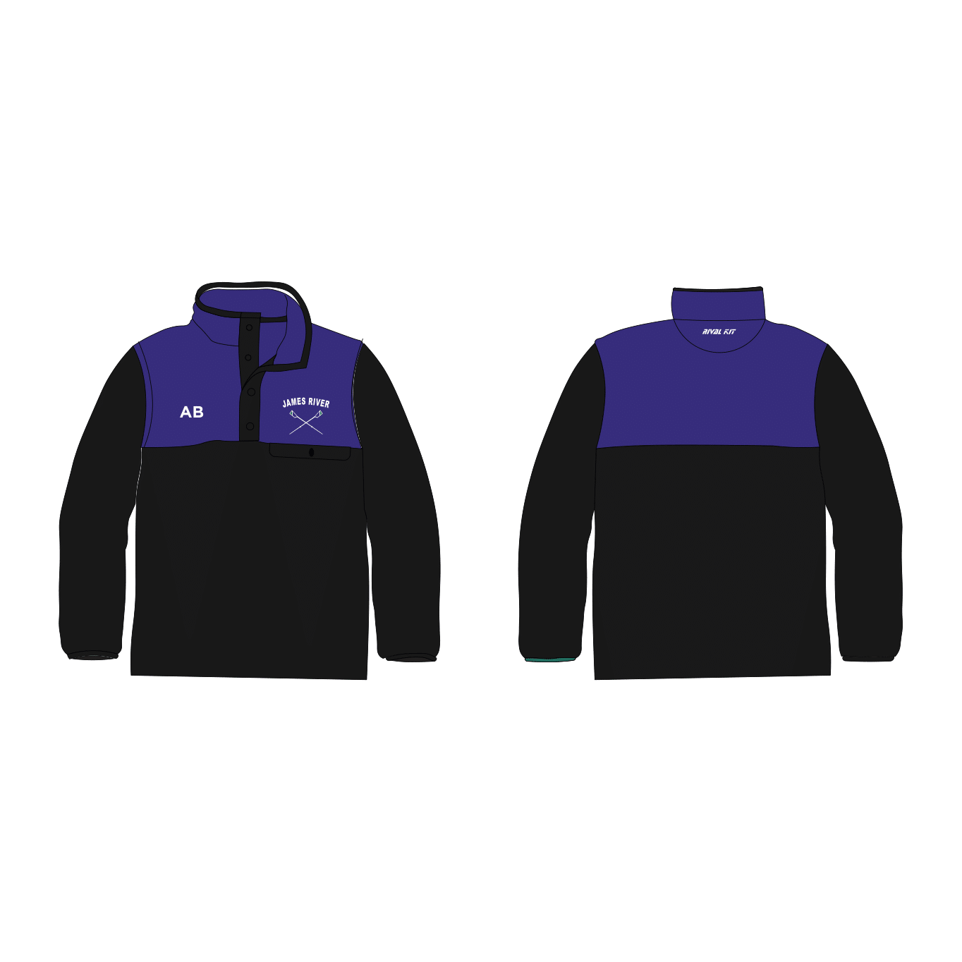 James River High School Pocket Fleece Personalised