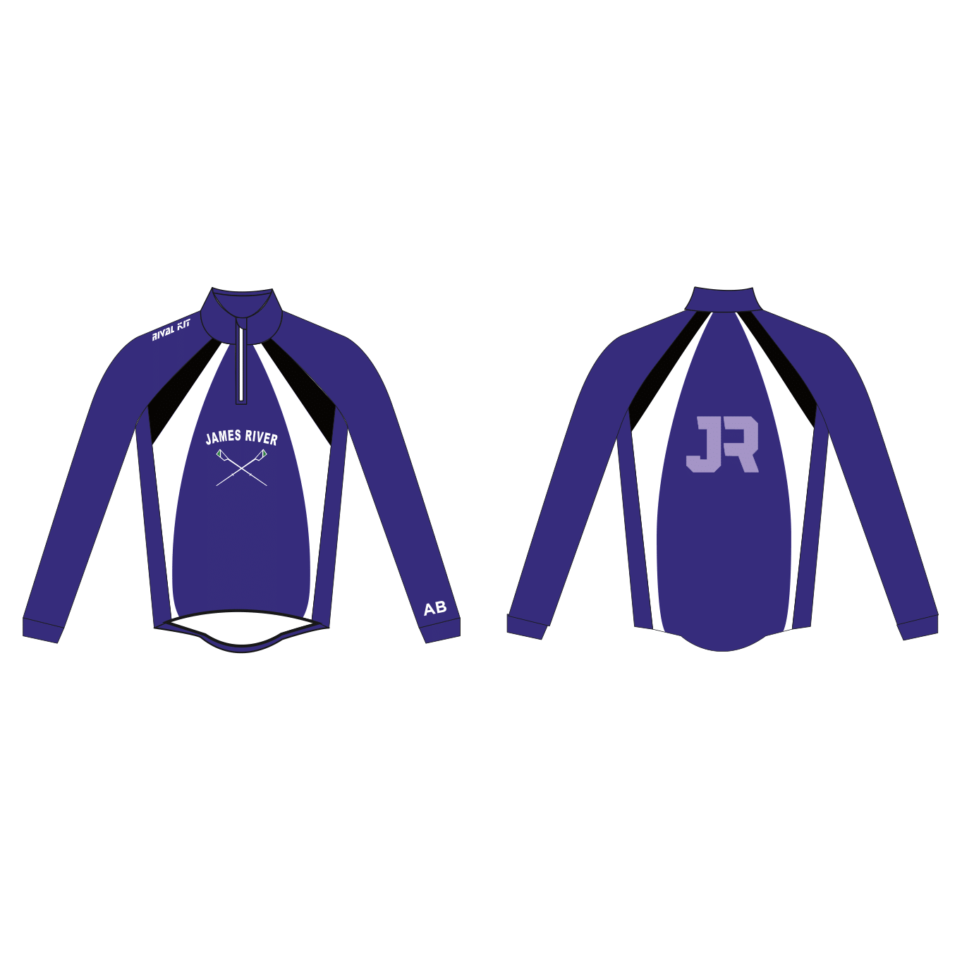 James River High School Thermal Splash Jacket Personalised