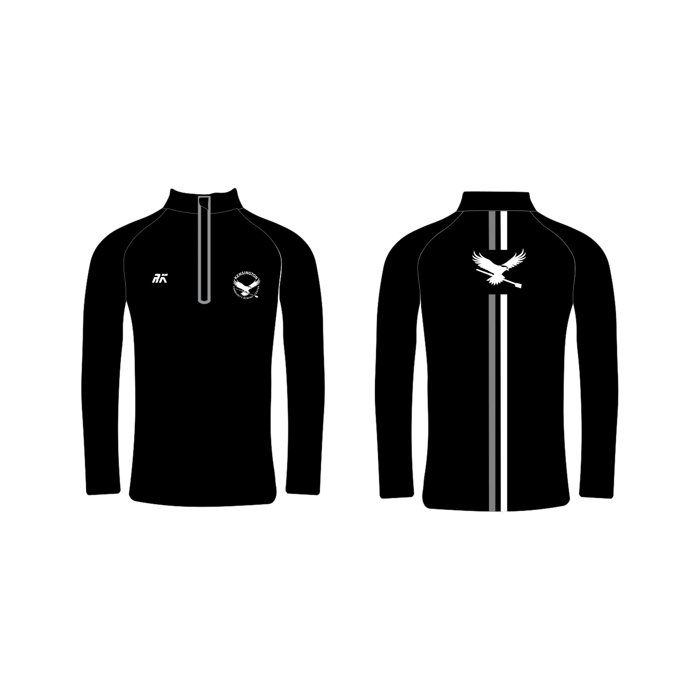Kensington Community Rowing Center Black Q-zip