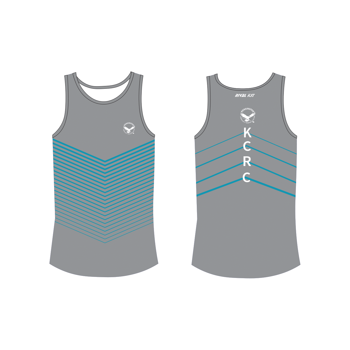Kensington Community Rowing Center Grey Vest