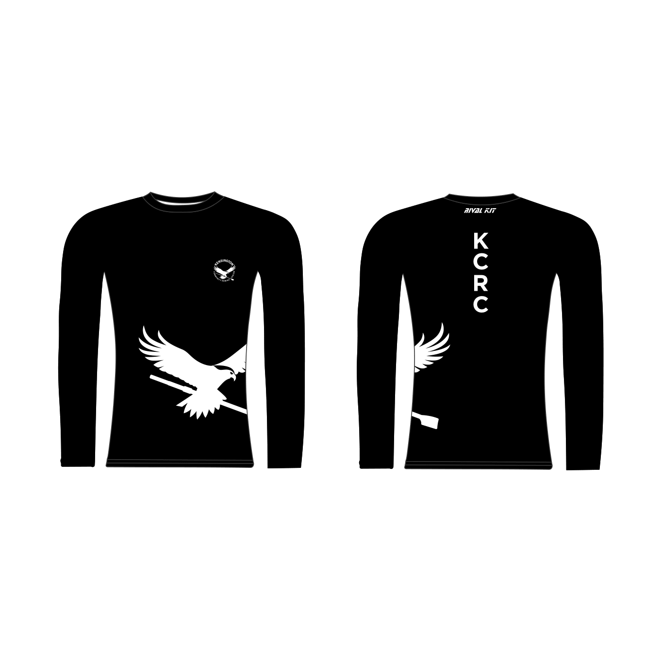 Kensington Community Rowing Center Black Long Sleeve Base-Layer