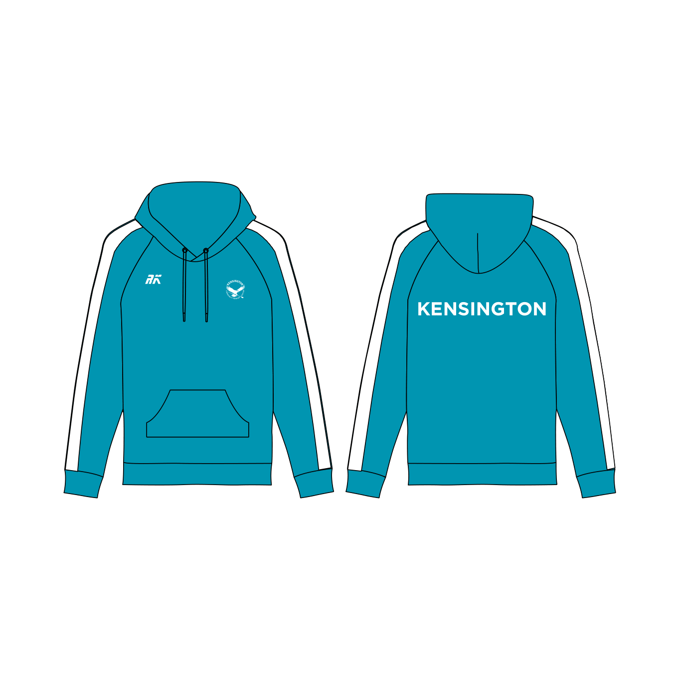 Kensington Community Rowing Center Blue Hoodie