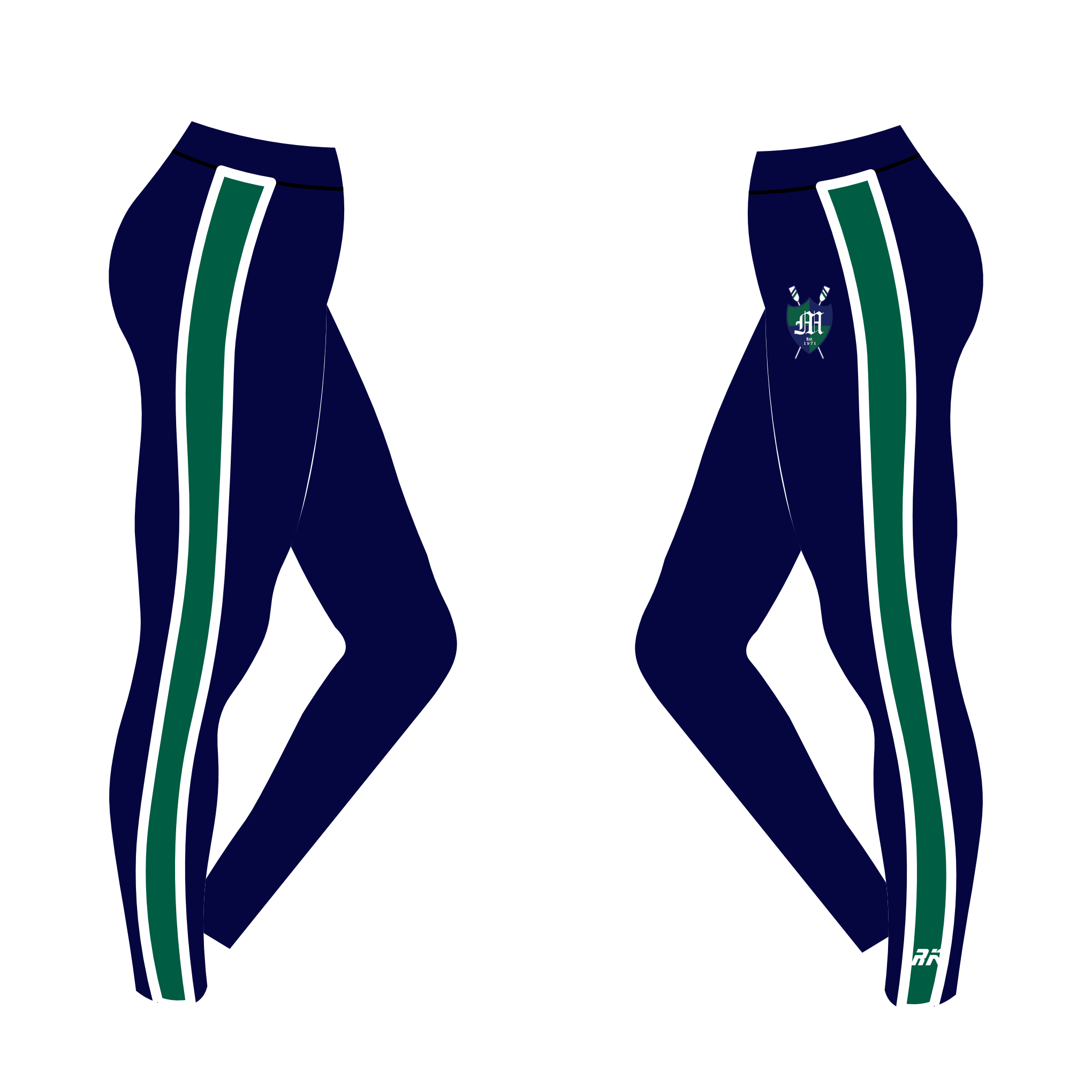 Mercyhurst University Boat Club Leggings
