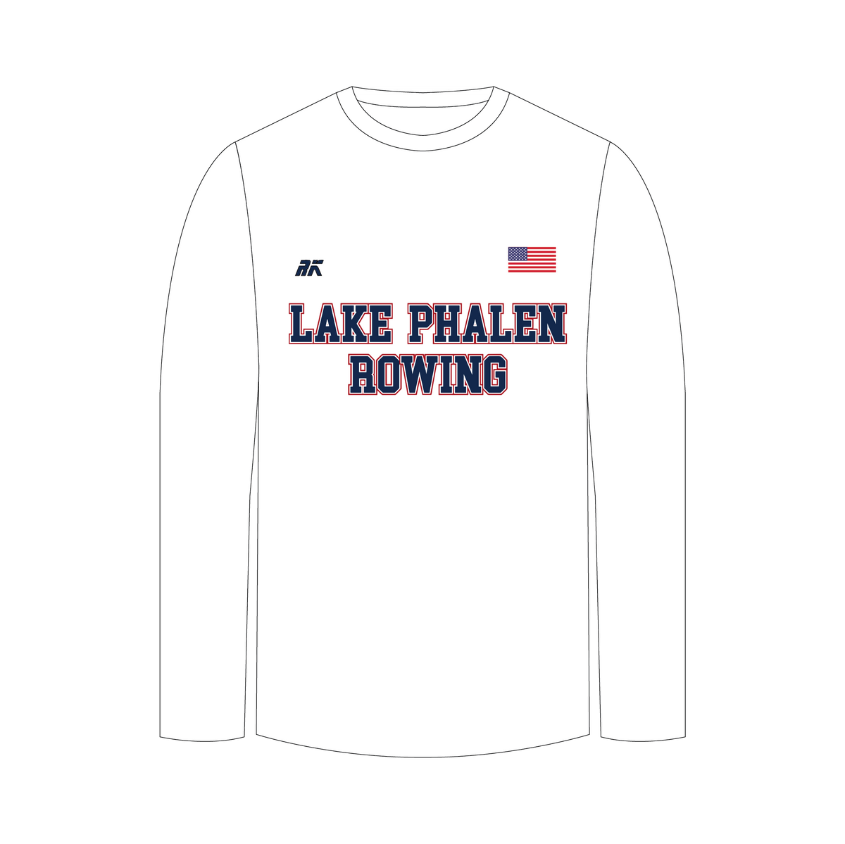 Lake Phalen Rowing Bespoke Long Sleeve Gym T-Shirt