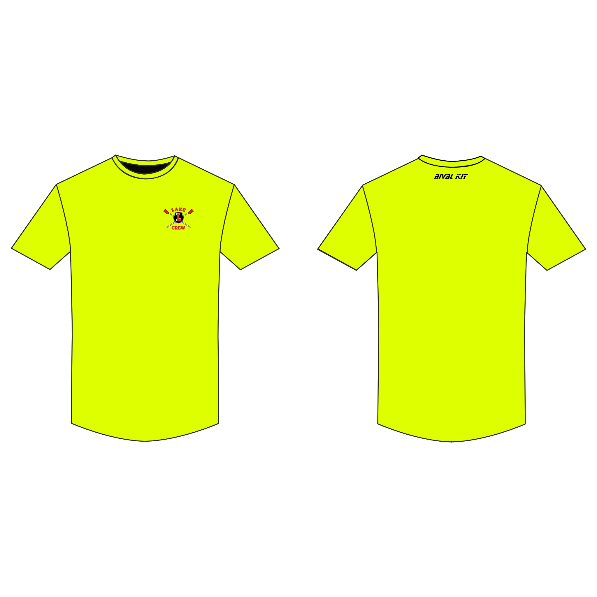 Lake County Rowing Association Gym T-Shirt 1
