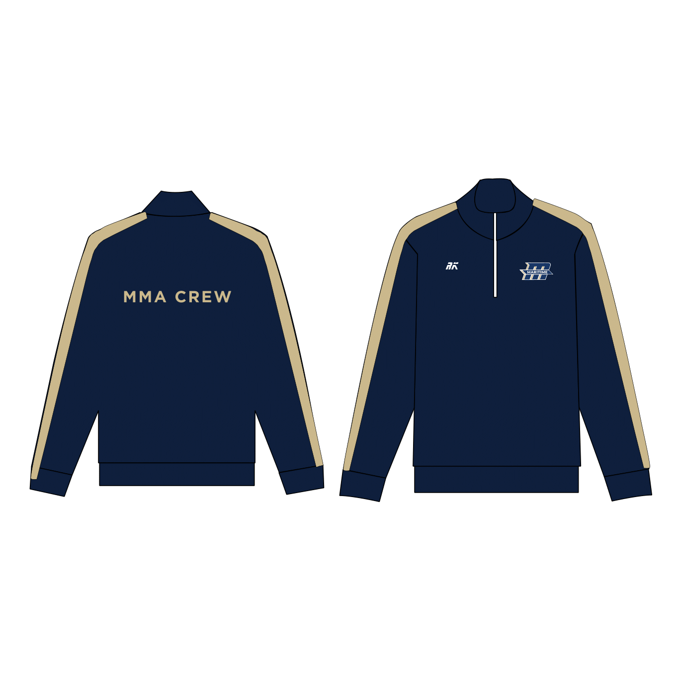 Massachusetts Maritime Academy Cotton Q-Zip