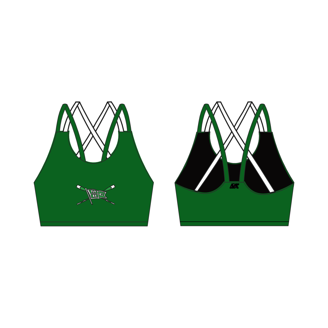 Minneapolis Rowing Club strappy bra