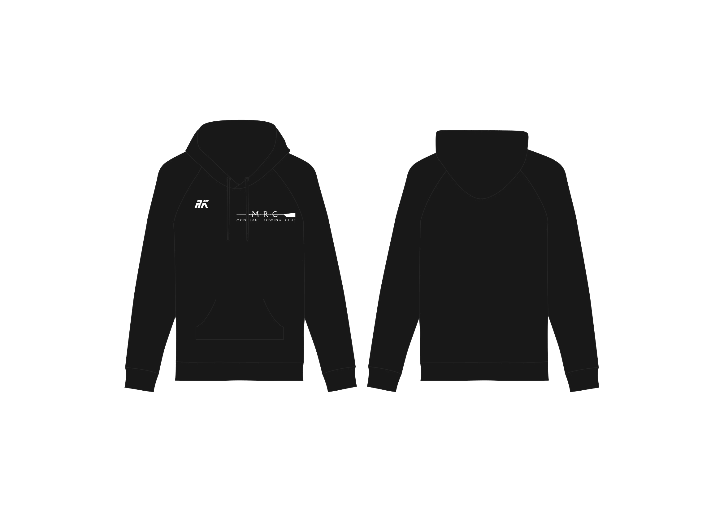 Montlake Rowing Club Black Hoodie